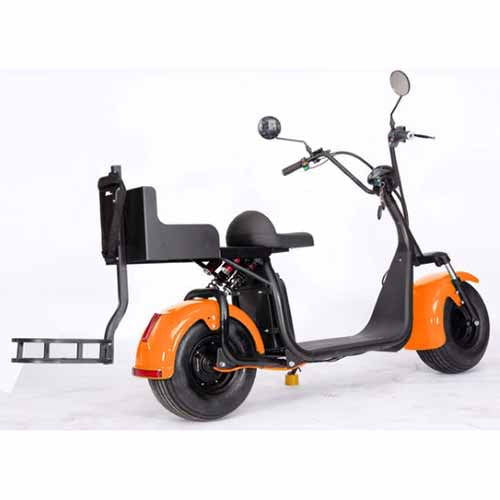 2000W 60V Electric Fat Tire Trike - 3 Wheel Scooter Moped Bike with Golf Rack, Similar to CityCoco Bike CT 3G - Perfect for Commuting, Golf Course Transport & Urban Adventure