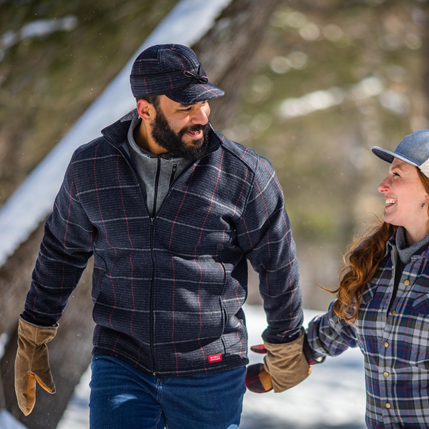 Stormy Kromer Men's Boundary Jacket - Waterproof Full Zip Outdoor Coat for Hiking, Camping & Winter Wear