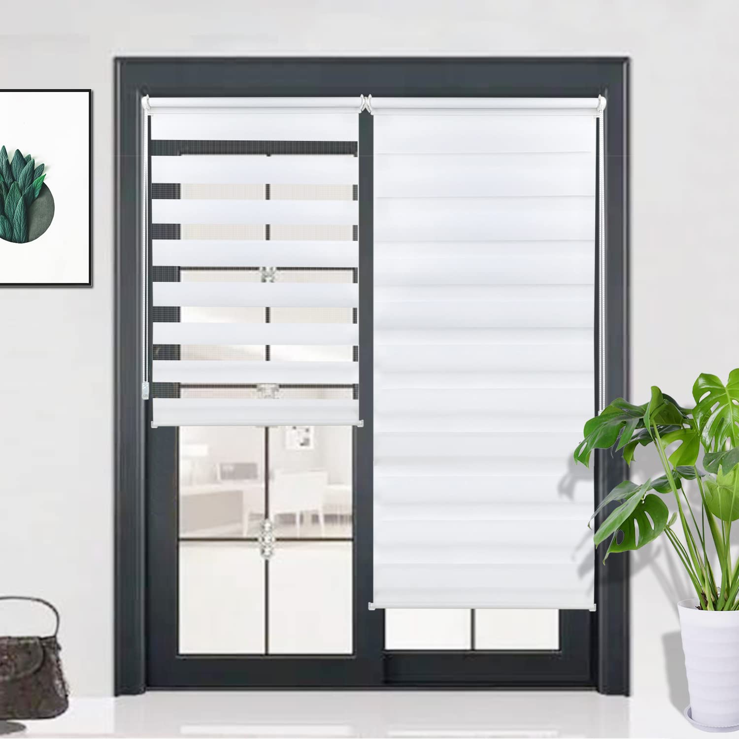 Zebra Roller Window Shades - 43.3