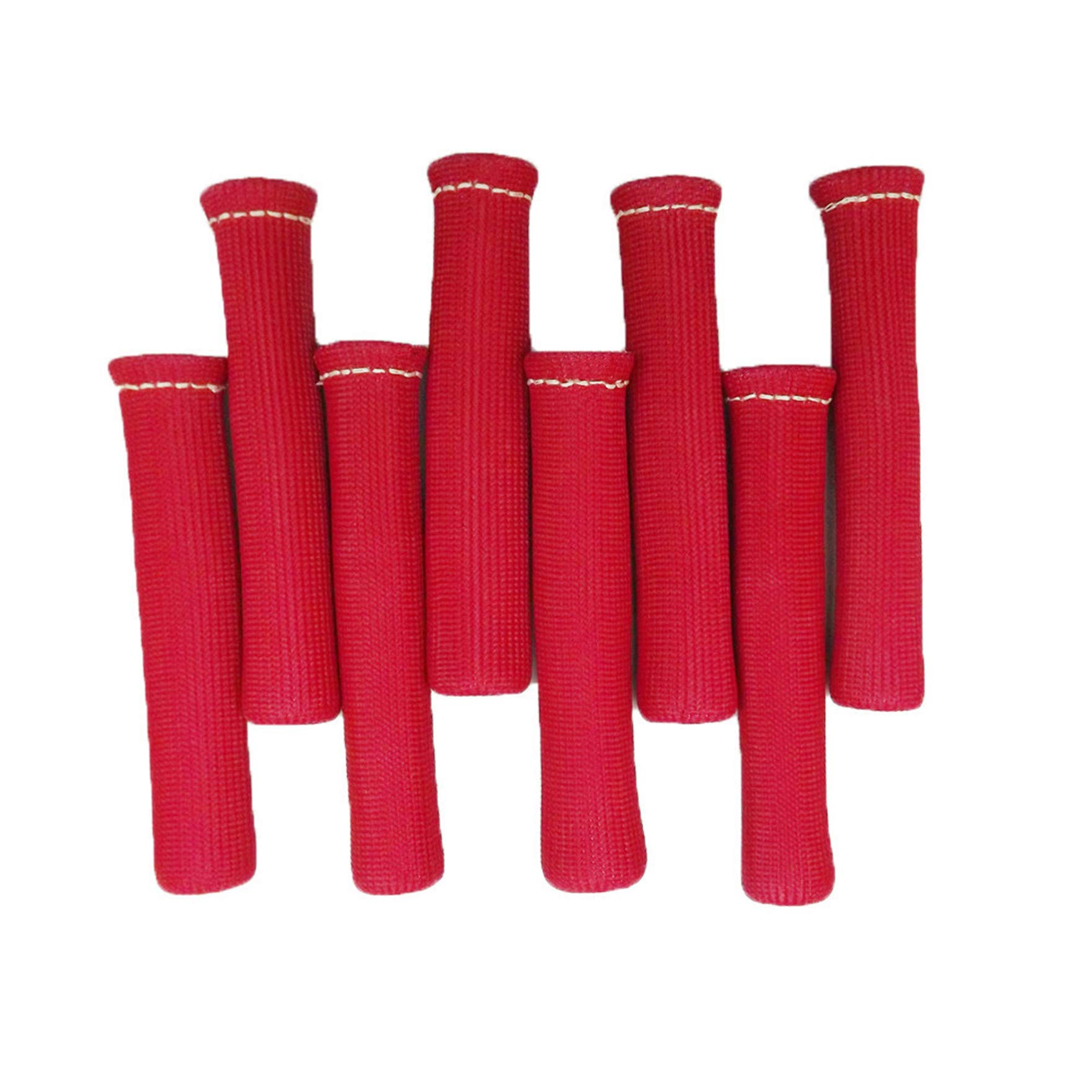 8pcs High-Temperature 1200°F Spark Plug Wire Boots Heat Shield Sleeve Protector - Compatible with SBC & BBC Engines - Durable Replacement for Car, Truck & Motorcycle Engine Protection