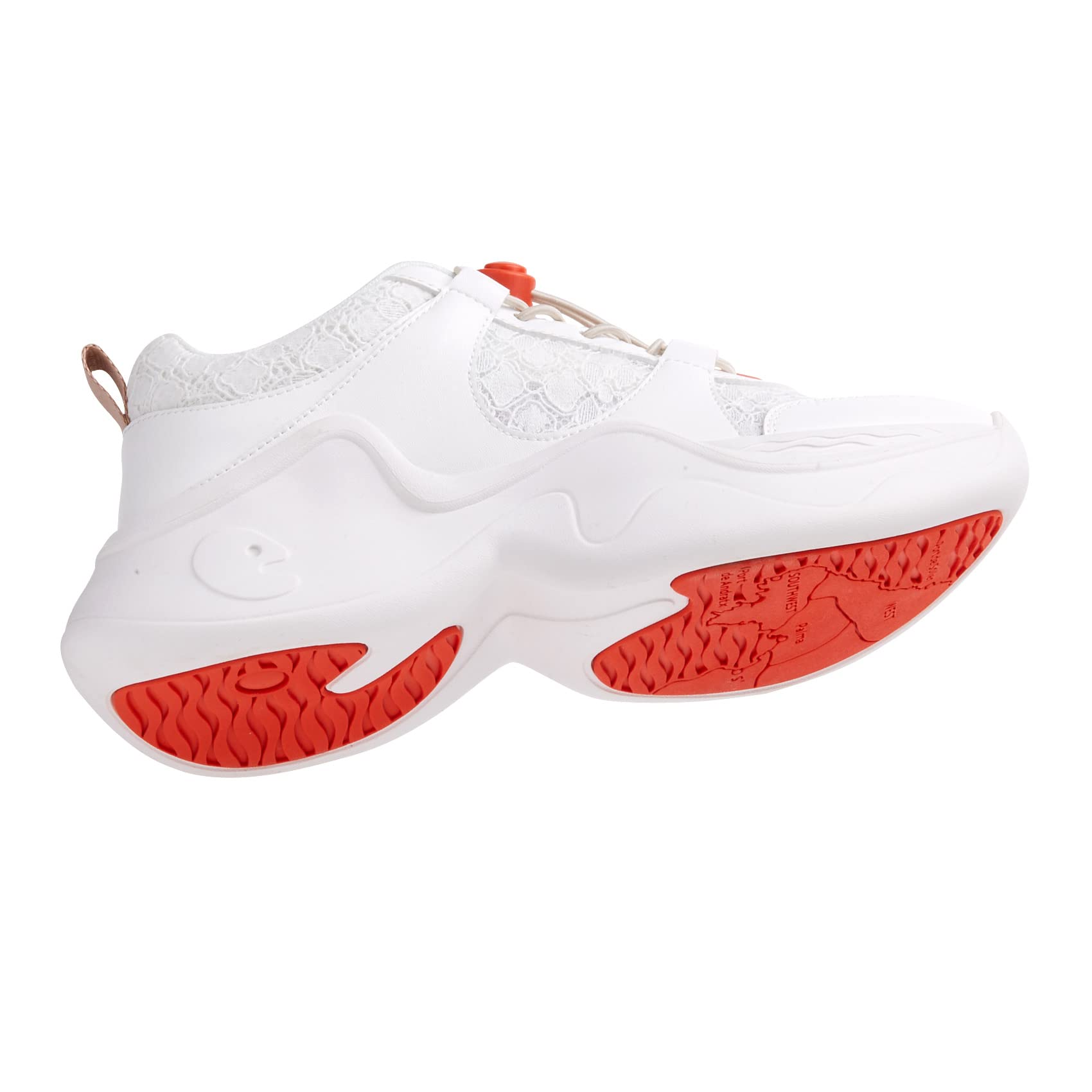 UIN Women's Chunky Fashion Sneakers - Comfortable Walking Shoes for Casual Wear & Travel | Art Painted Dad Shoes | Palma Style (Size 5) | Perfect for Street Style, Daily Commute & Vacation Outfits