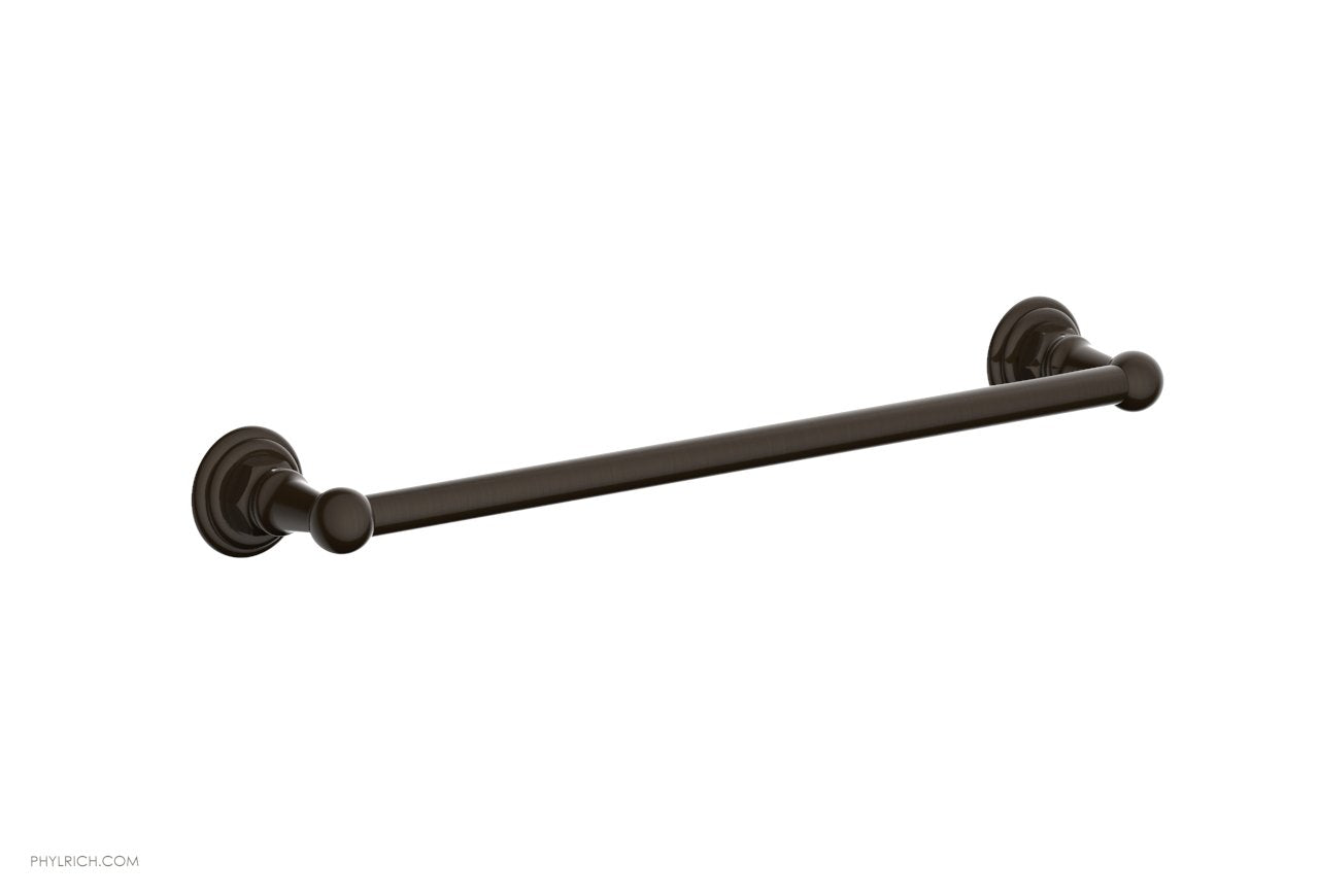 HEX TRADITIONAL 18-Inch Chrome Towel Bar - Bathroom Towel Rack for Hand & Bath Towels - Perfect for Modern & Traditional Bathrooms (50070)