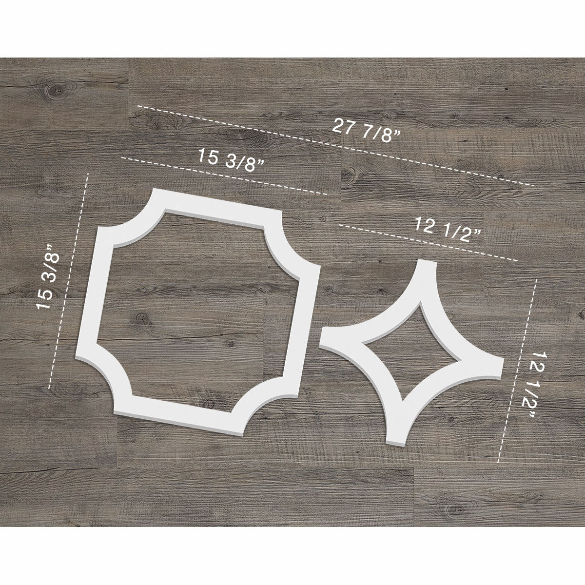 Anderson Decorative Fretwork Wall Panels - Laser Cut Wooden Room Dividers for Home & Office Decor - Perfect for Living Rooms, Bedrooms, and Commercial Spaces