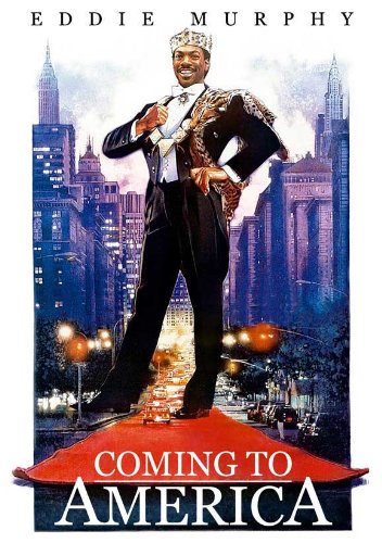 Coming to America Movie Poster - Eddie Murphy Classic Film Wall Art - Perfect for Home Theater, Office Decor & Movie Memorabilia Collection