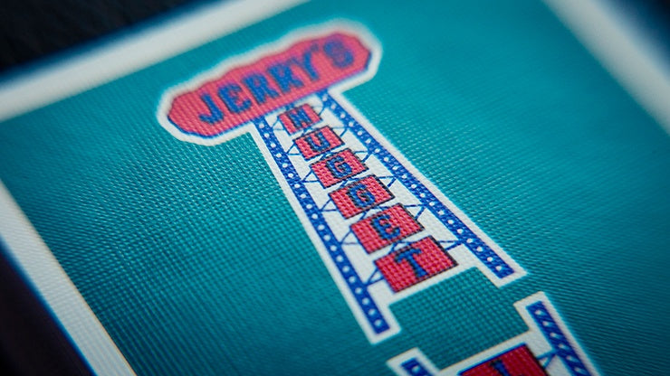 Vintage Style Jerry's Nuggets (Aqua Blue) Playing Cards - Premium Poker Deck for Cardistry, Magic Tricks & Collectors