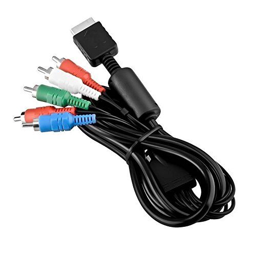 Premium Wiresmith HD RCA Component A/V Cable for Sony PlayStation 2 & PS3 - High-Quality Audio Video Connection for Gaming & Home Theater Systems