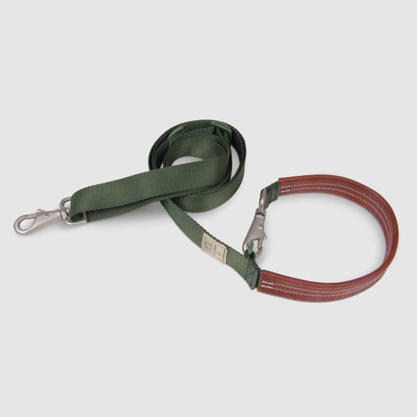 Durable Multi-Function Green Dog Leash for Small & Large Dogs - Adjustable Reflective Pet Walking Lead for Night Safety - Perfect for Daily Walks, Jogging & Outdoor Adventures