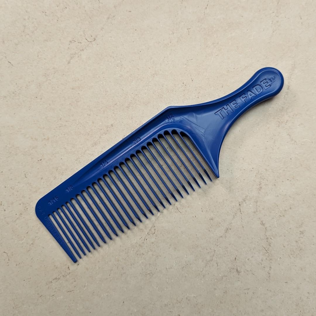 Professional Fade Comb for Men - Barber Quality Hair Cutting Comb for Fades, Tapers & Line Ups - Perfect for Home Haircuts & Salon Styling