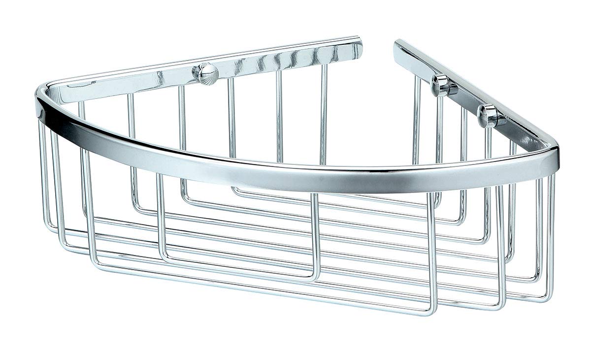 Oxen Aldana - Premium Bath and Shower Caddy Basket for Shampoo, Soap & Toiletries | Rustproof Stainless Steel Organizer for Bathroom, Spa & College Dorm | Hanging Shower Storage with Hooks & Shelf
