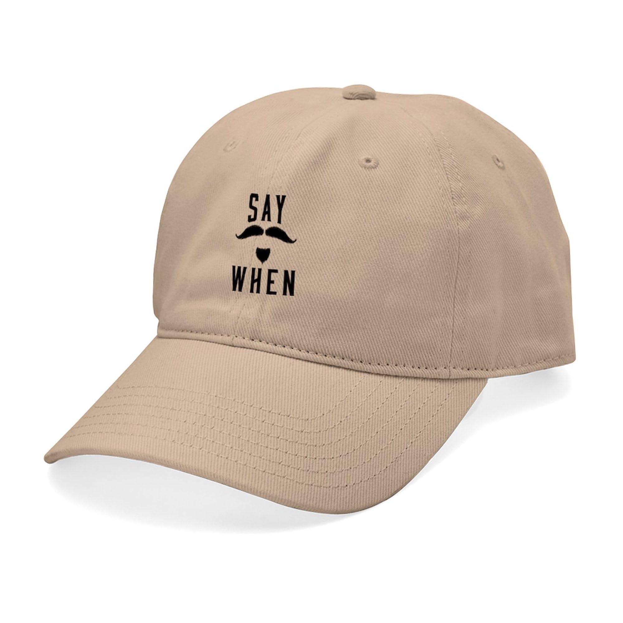 Say When Adjustable Baseball Cap - Casual & Sports Wear