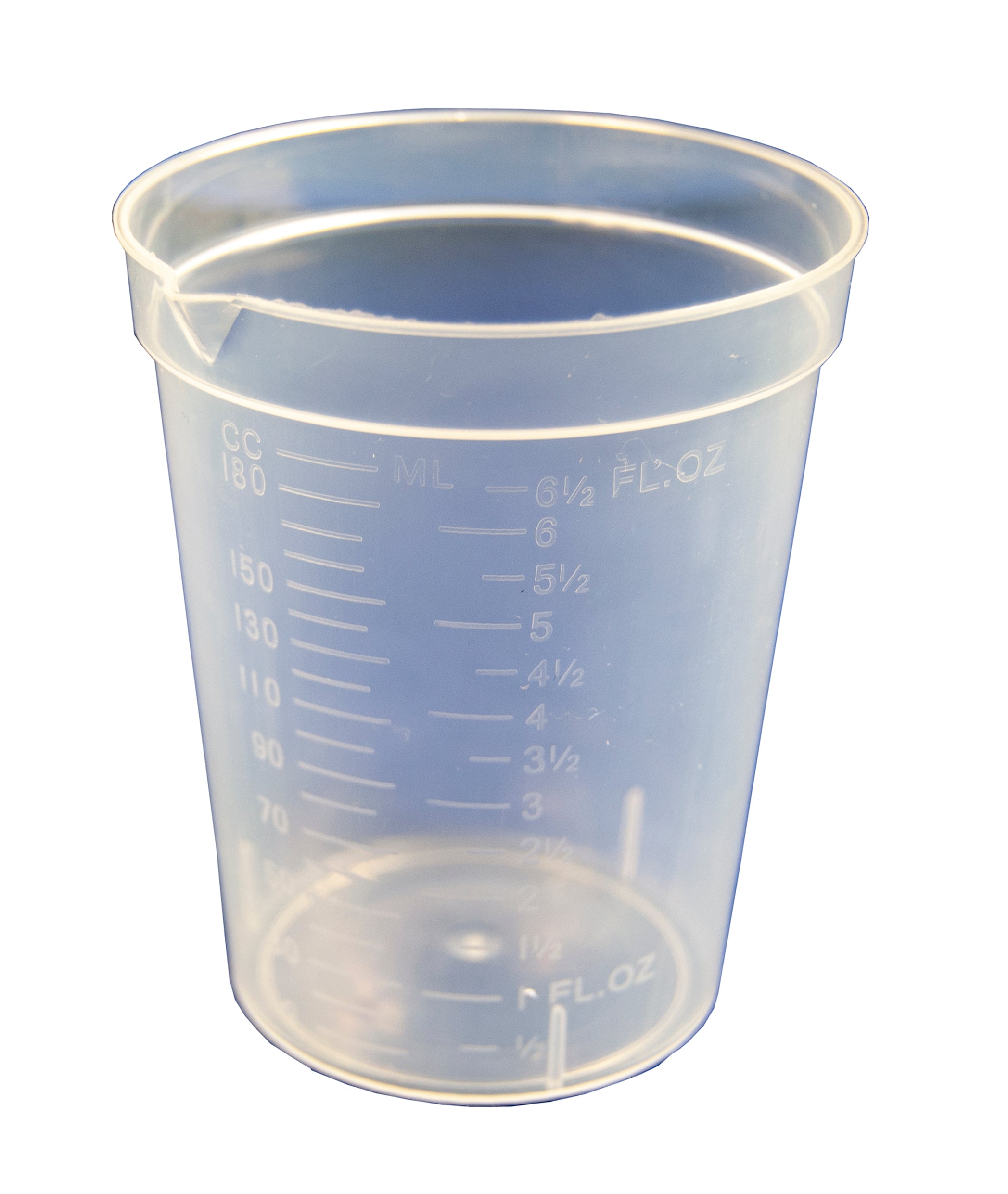 Graduated Plastic Cups - 16oz Clear Measuring Cups for Liquids, Baking & Mixing - Durable Reusable Drinkware for Parties, Kitchen & Lab Use