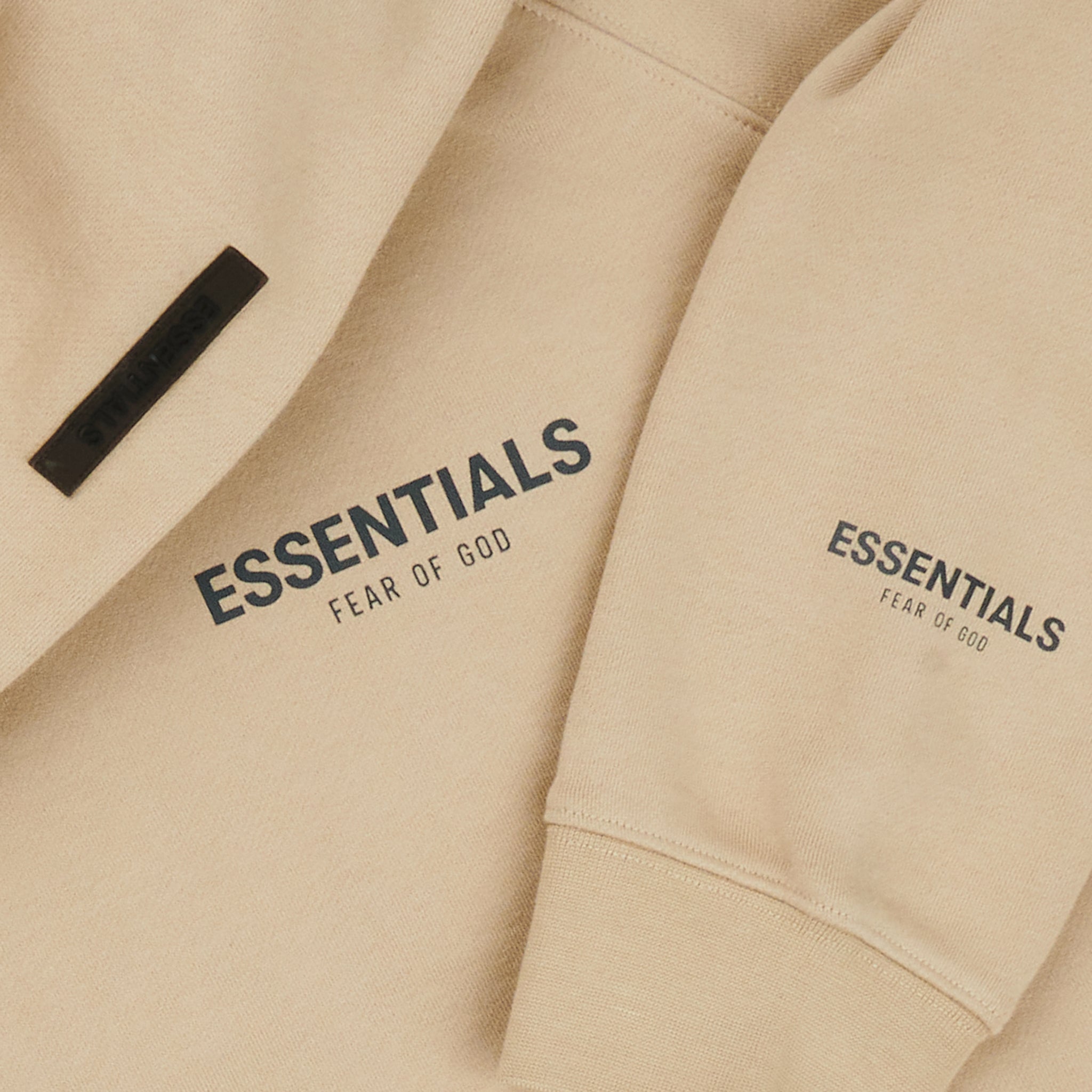 Fear of God Essentials Linen Hoodie - Men's Lightweight Pullover Sweatshirt for Casual Wear & Street Style Outfits