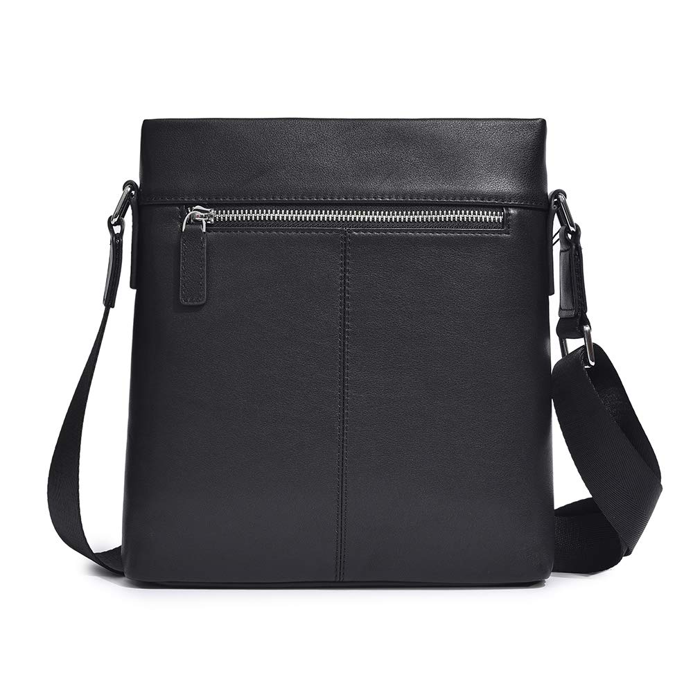 Genuine Leather Shoulder Bag for Men - Durable Crossbody Messenger Bag with Adjustable Strap - Perfect for Work, Travel & Everyday Use