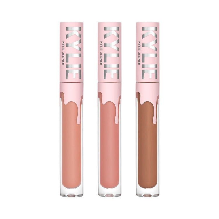 Matte Liquid Lipstick Trio - Long Lasting Nude Lipstick Set for Women | Velvet Finish, Non-Drying Formula | Perfect for Everyday Wear, Date Night & Special Occasions