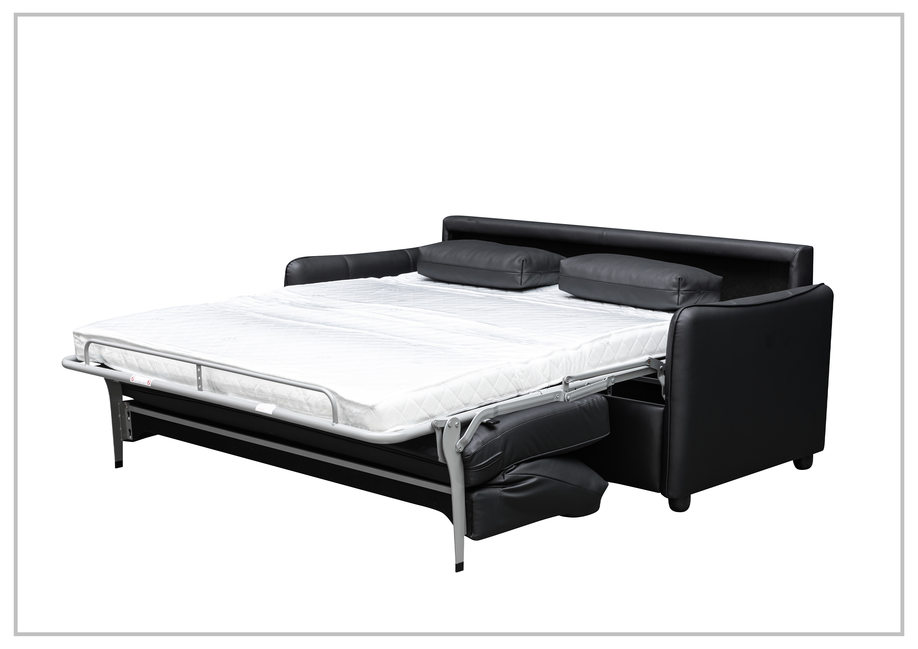 Gio Italia New York Queen Size Fabric Sleeper Sofa with Memory Foam - Affordable Convertible Sofa Bed for Small Spaces, Guest Rooms & Apartments