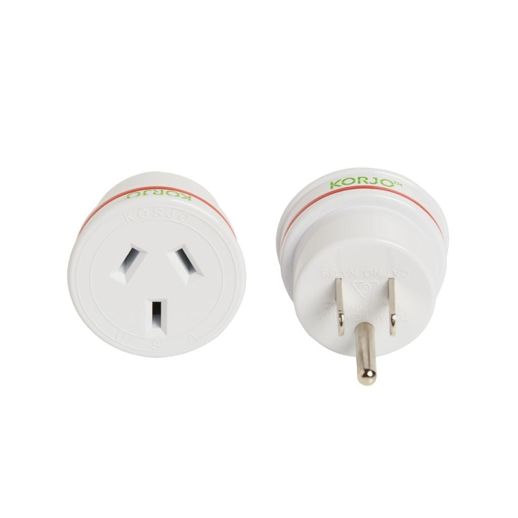 Korjo USA Travel Adapter - Universal All-in-One Power Plug Converter for International Travel - Perfect for Laptops, Phones & Devices in Hotels, Airports & Abroad