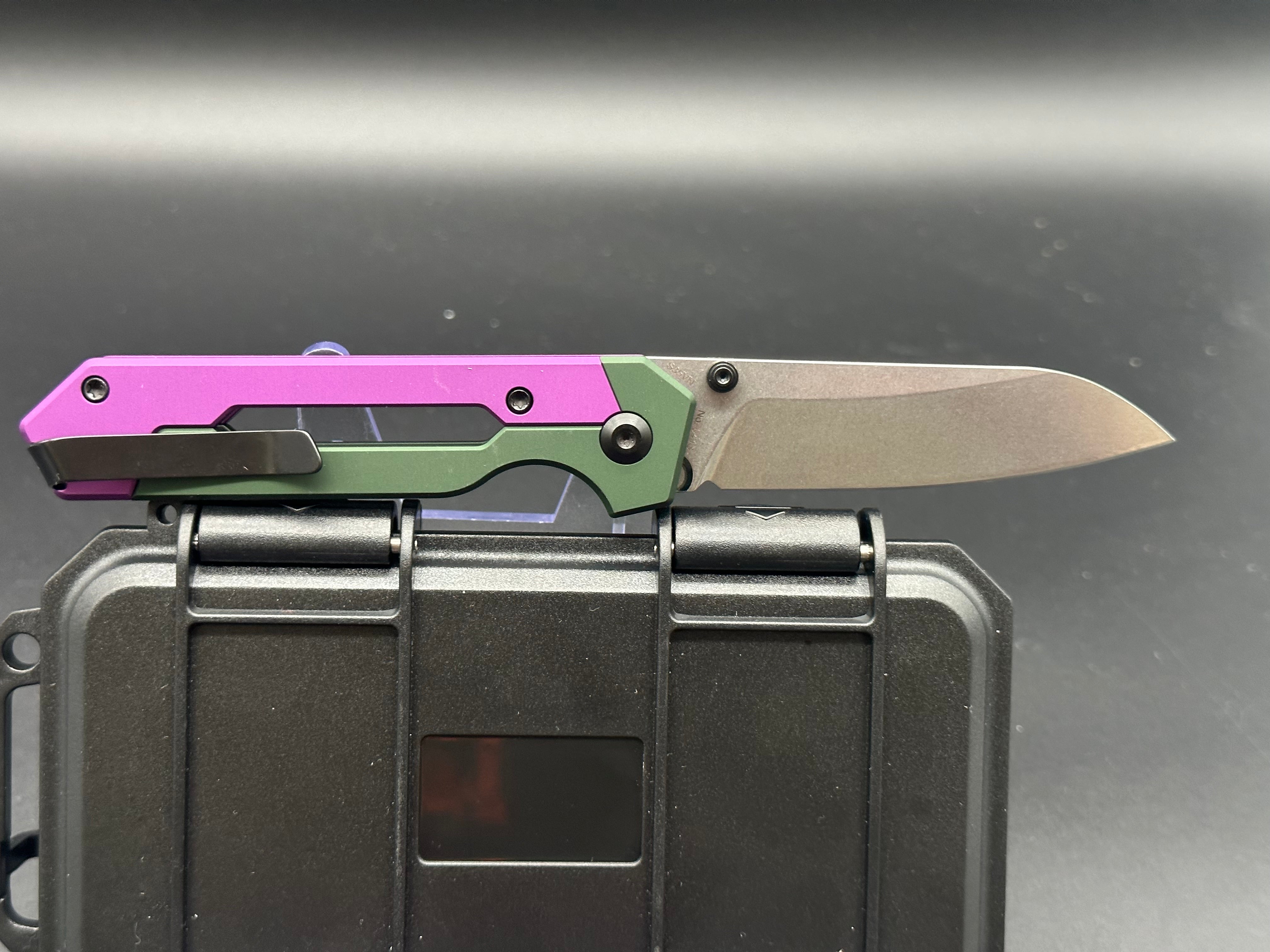 Kizer Hyper Folding Pocket Knife with Extra Replacement Scales - EDC, Camping, Outdoor Survival & Everyday Carry Tool