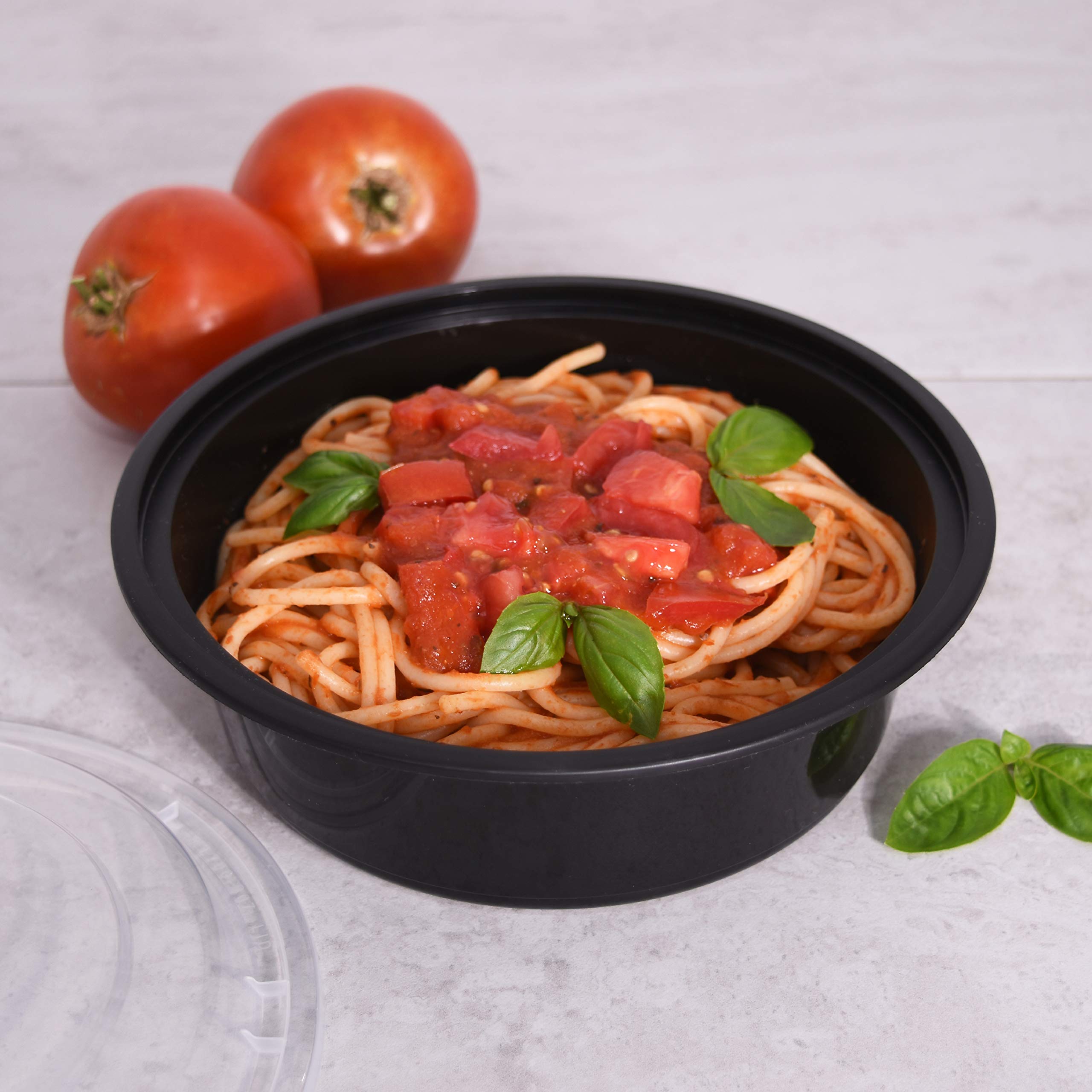 BPA-Free 32 oz Plastic Microwaveable Food Storage Containers with Lids | Stackable, Leakproof & Dishwasher Safe | Meal Prep, Leftovers & Freezer Storage Solution