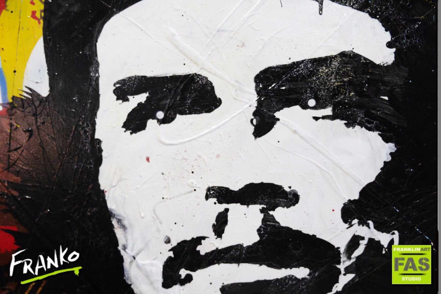 Che Guevara Pop Art Painting 140cm x 100cm - Revolutionary Wall Decor for Living Room, Bedroom & Office - Canvas Art Print for Home & Commercial Spaces