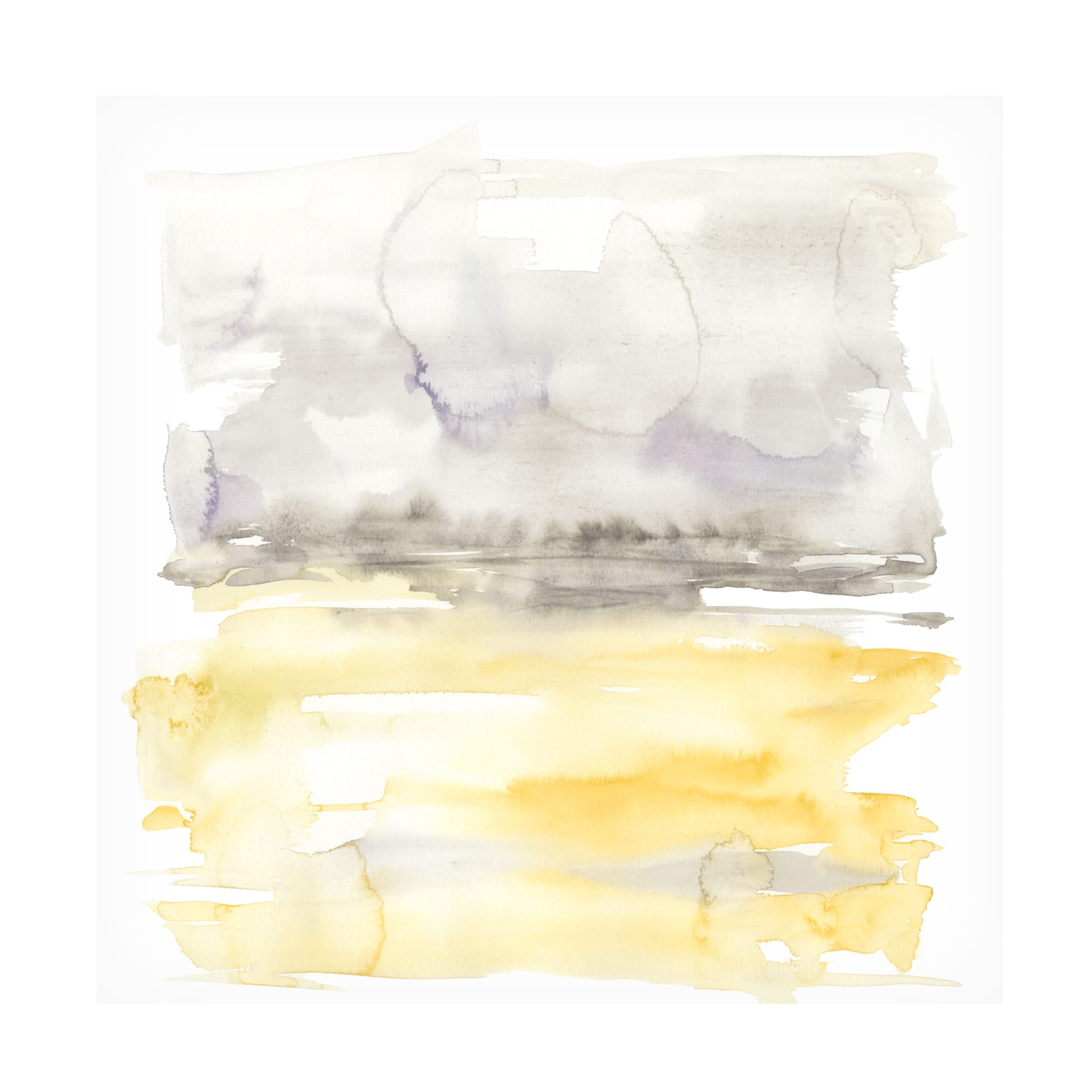 Jennifer Goldberger 'Winter Horizon Line I' Canvas Art Print - Modern Home & Office Wall Decor for Living Room, Bedroom, or Workspace