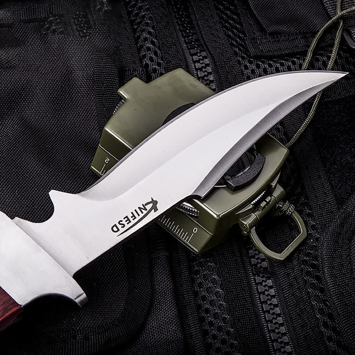 UMF 2-Piece Fixed Blade Knife Set - Premium Skinning & Hunting Knives with Sheath | Full Tang Survival Knives for Men | Ideal for Deer Hunting, Camping, Fishing & Bushcraft | Durable Outdoor Knives for Hiking & Wilderness Adventures