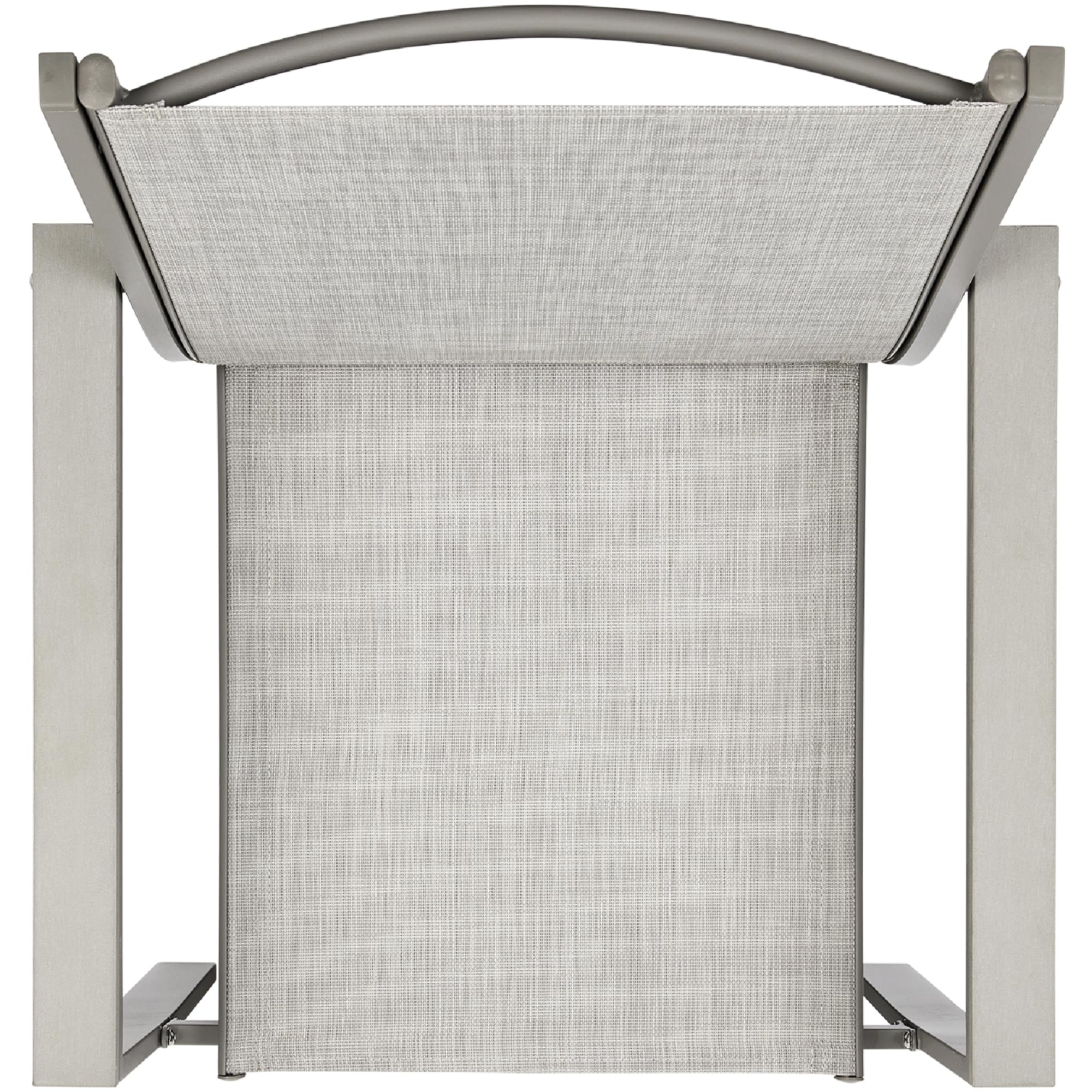 Best Choice Products Set of 2 Stackable Textilene Outdoor Chairs - All-Weather, Gray Conversation & Dining Furniture with Armrests - Perfect for Patio, Poolside, Garden or Backyard Relaxation