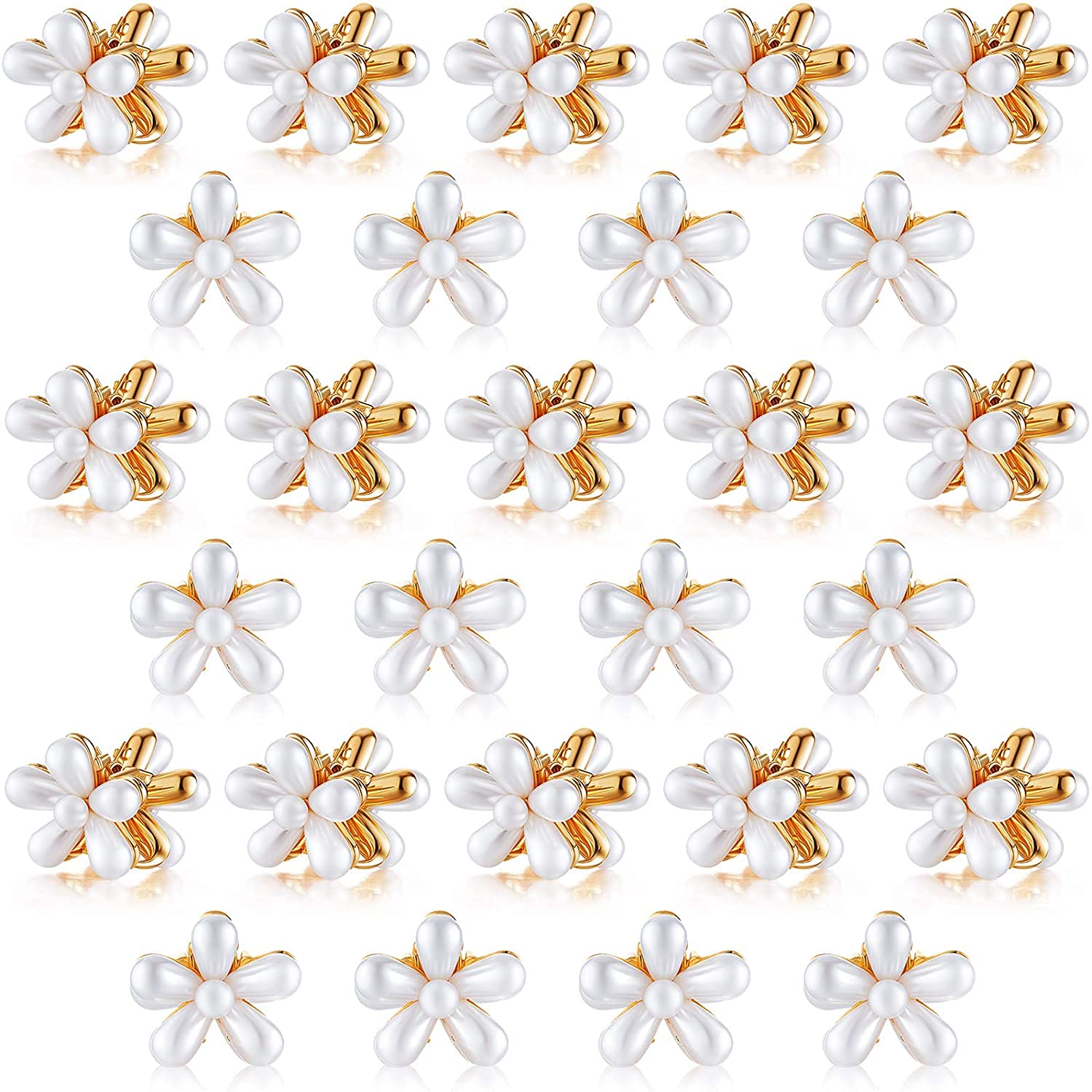 SONPAL 18-Piece Korean Style Pearl Hair Clip Set - Elegant Barrettes, Alligator Clips & Duckbill Hairpins for Women | Perfect for Weddings, Parties & Daily Hair Accessories
