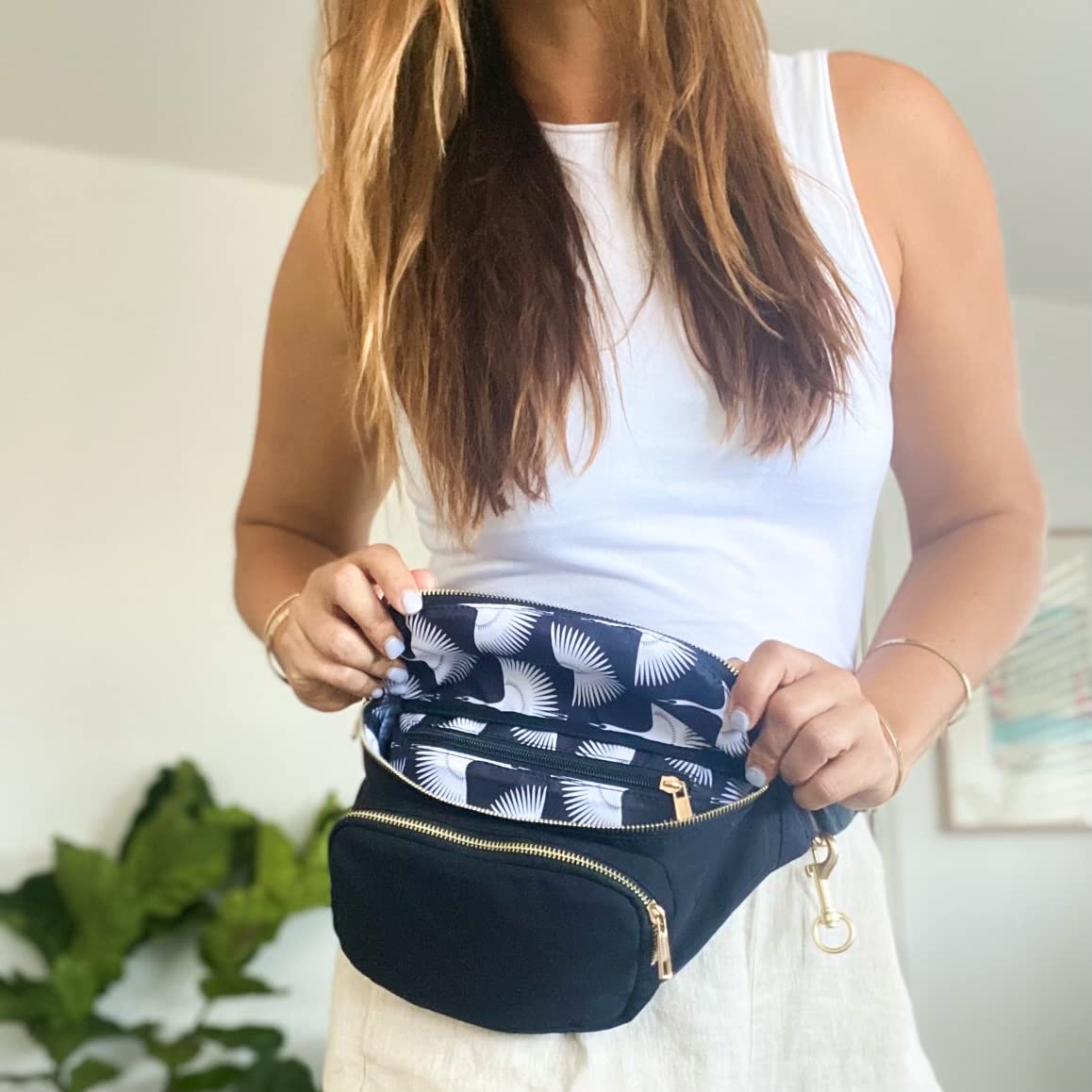 **Ditty Co. Small Diaper Bag for Women - Portable Baby Changing Pad with Wipe Holder - Crossbody Travel Essentials (True Black) - Perfect for On-the-Go Moms & Baby Outings**