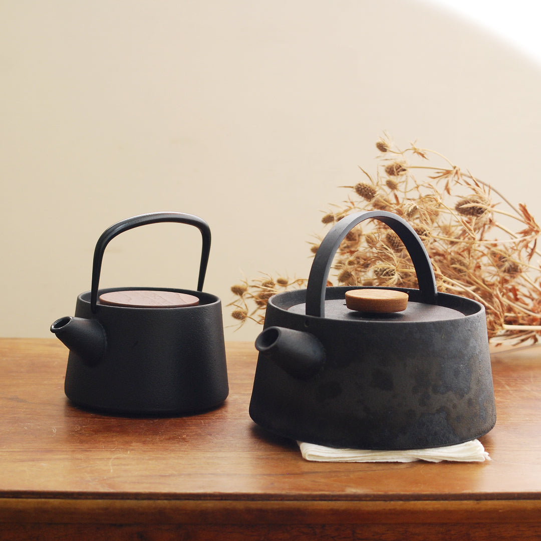Premium Ikenaga Tetu Nambu Cast Iron Teapot - Japanese Tetsukyusu for Loose Leaf Tea Brewing - Perfect for Tea Ceremonies, Home Use & Gifts
