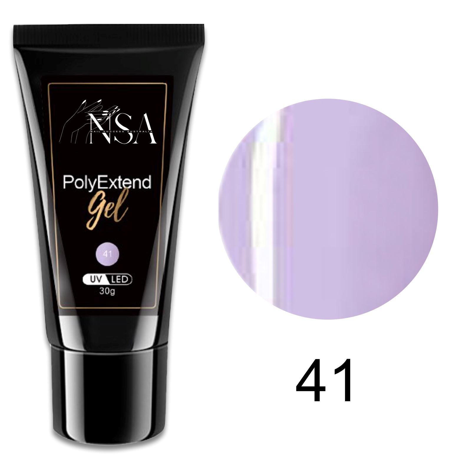 PolyGel PolyExtend Gel in a Tube - Professional Nail Extension Kit for Salon & DIY Manicures at Home