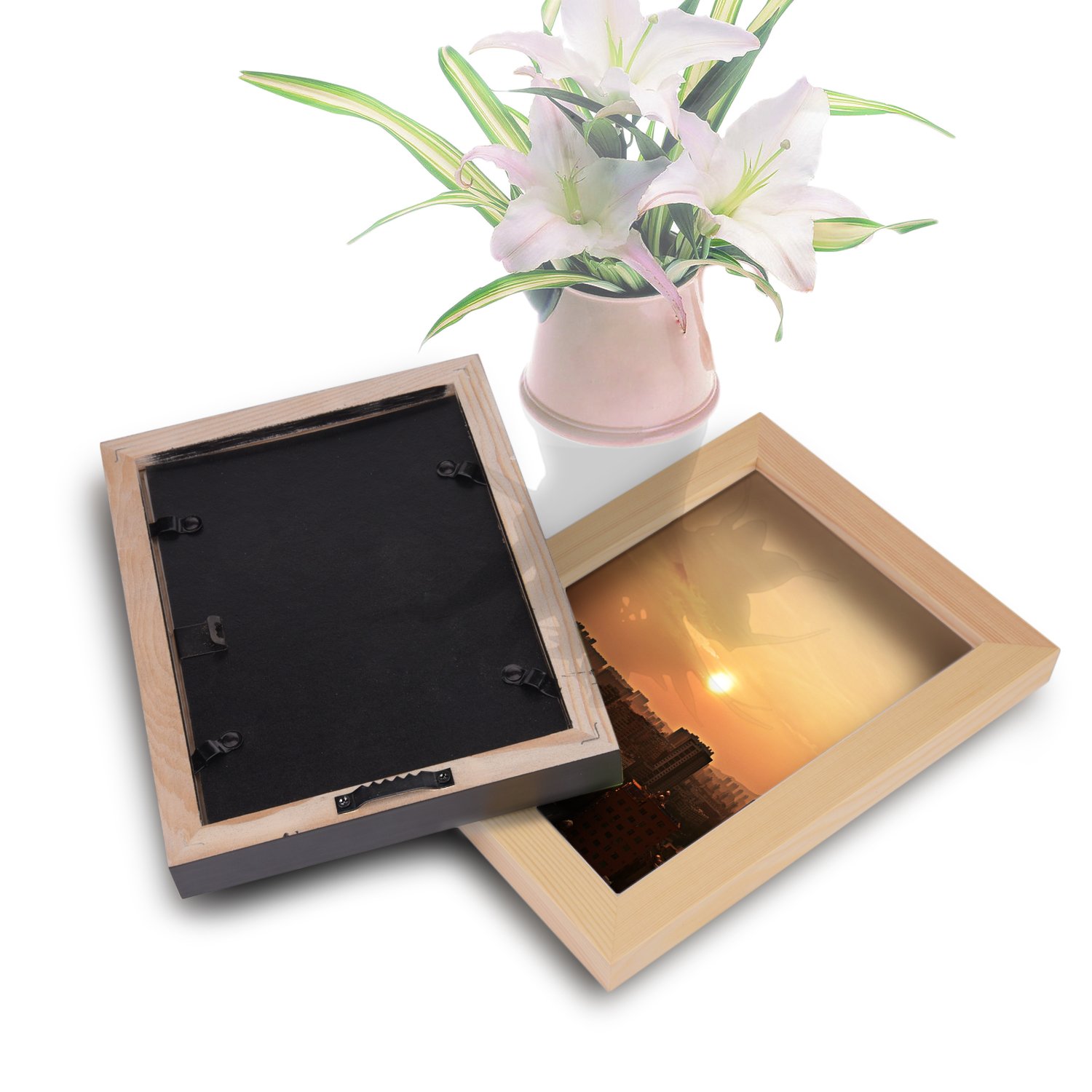 150 Pack Black Sawtooth Picture Hangers with Screws - Heavy Duty Photo Frame Hooks for Wall Mounting Art, Mirrors & Canvases - Perfect for Home, Office & Gallery Decor