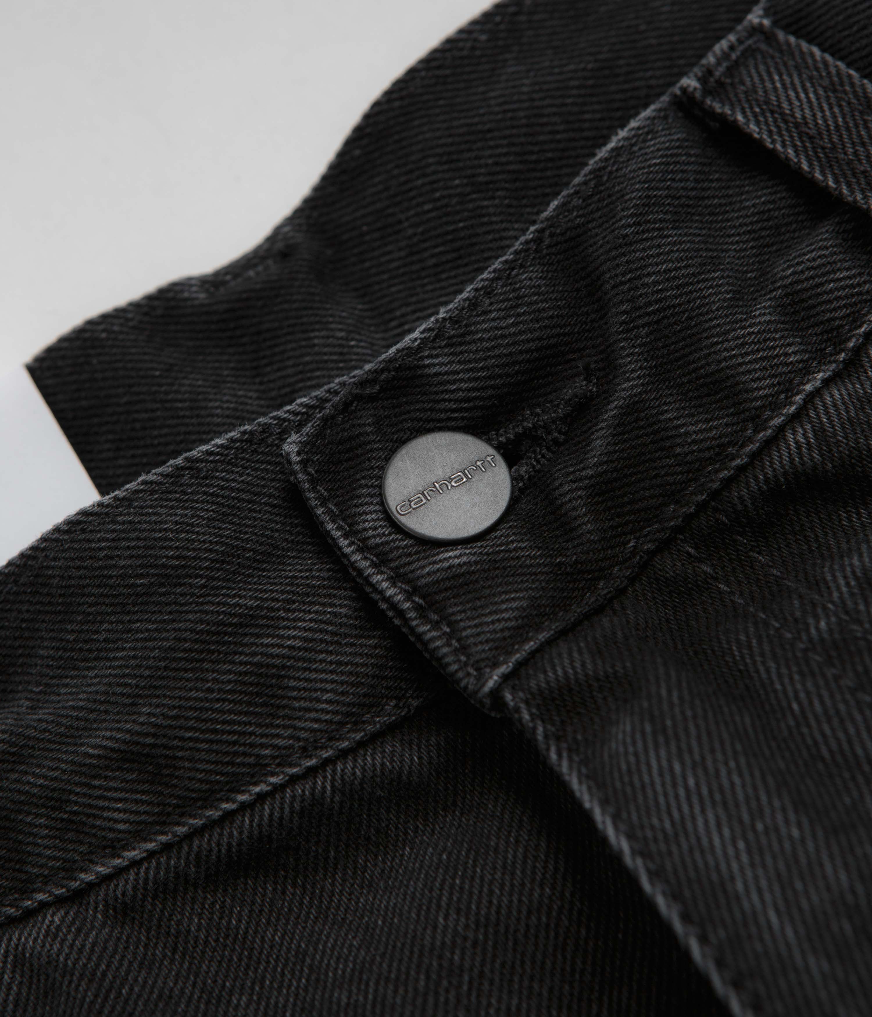 Carhartt Landon Pants for Men - Black Stone Washed Work Pants | Durable & Comfortable for Construction, Outdoor Work & Casual Wear