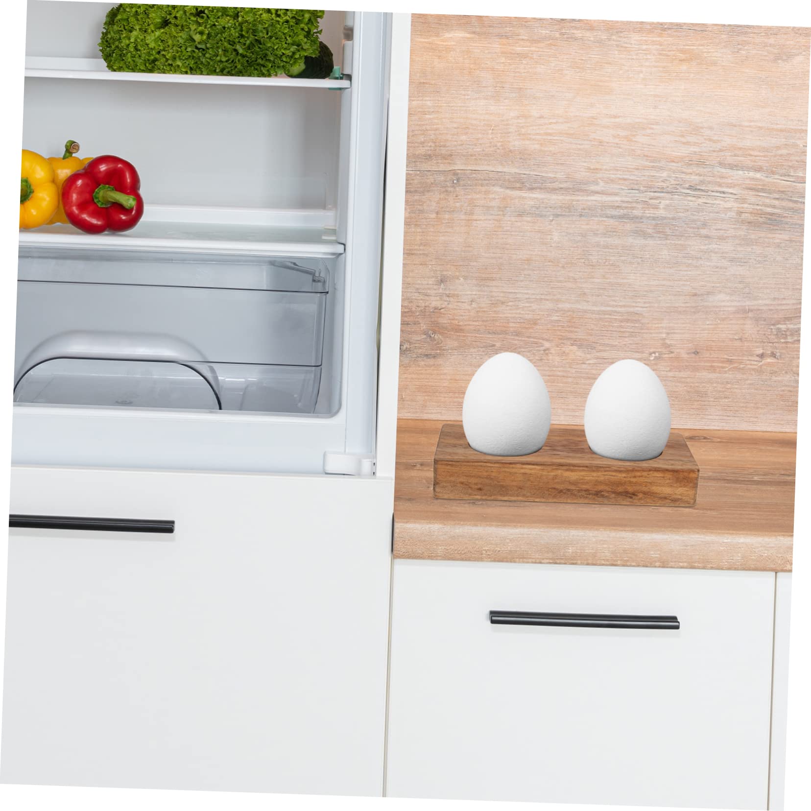 KICHOUSE Wooden Egg Tray for Refrigerator - 12 Egg Holder Organizer, Natural Bamboo Egg Storage Container with Lid, Space Saving Fridge Organizer - Perfect for Kitchen, Pantry, and Farm Fresh Eggs Storage