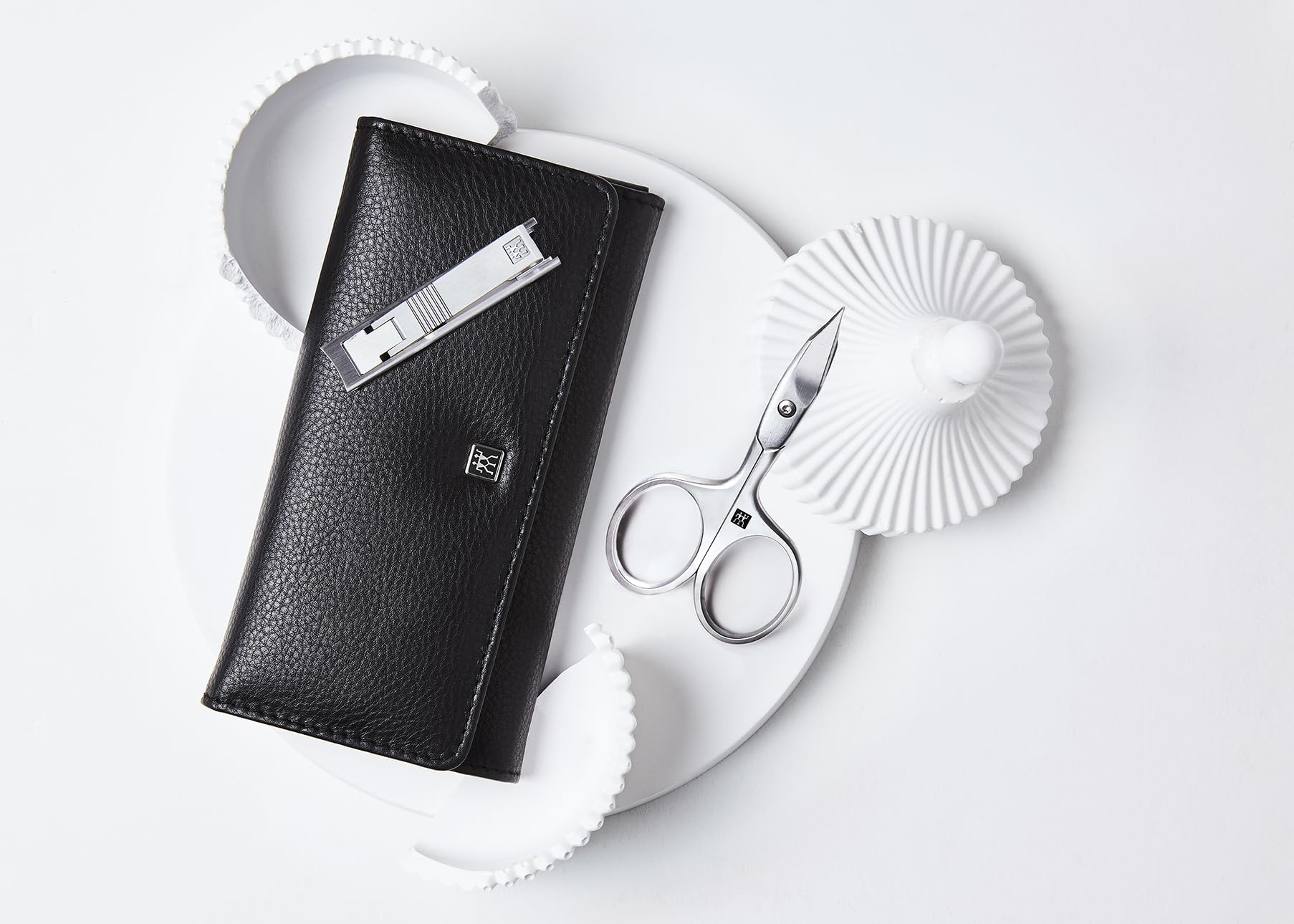 Premium 5-Piece Manicure Set for Men - Professional Leather Grooming Kit with Nail Clippers, Scissors & Tools - Perfect Gift for Him, Travel & Home Use