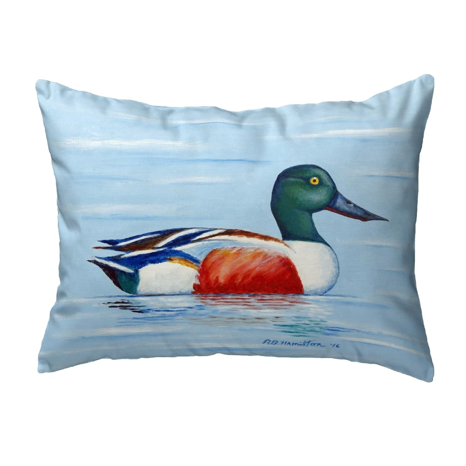 Betsy Drake KS465 Decorative Throw Pillow 11x14 Inches - Multi-Color Boho Style for Sofa, Bed, Couch & Home Decor