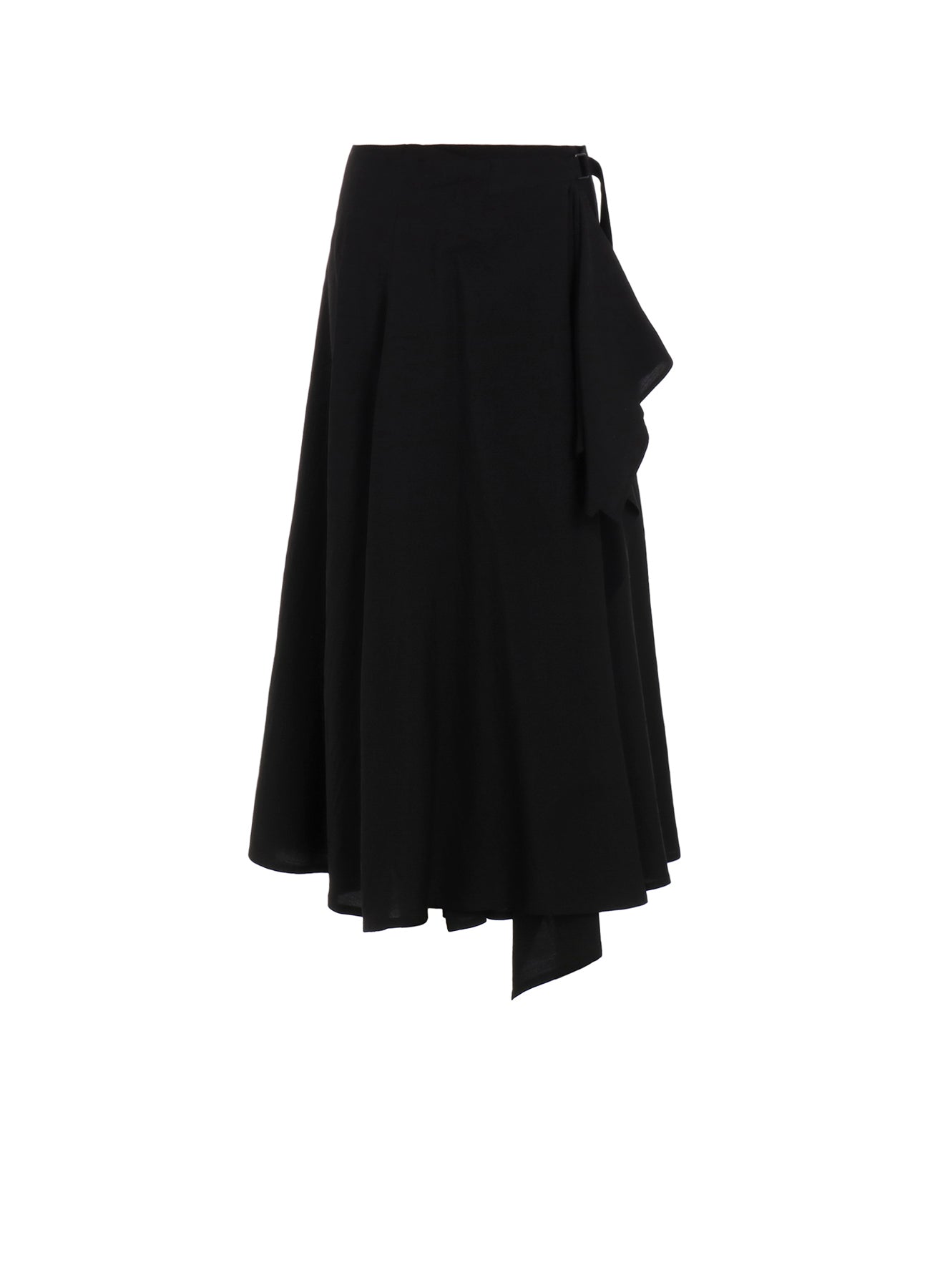 Cu/W High Twisted Gabardine Flare Wrap Skirt - Elegant Women's Fashion Skirt for Office, Party & Casual Wear