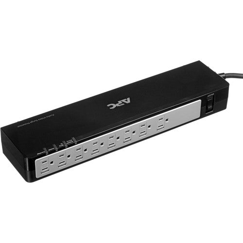 APC P8V SurgeArrest 8-Outlet Surge Protector Power Strip with 2160 Joules Protection - Perfect for Home Office, Electronics & Gaming Setup