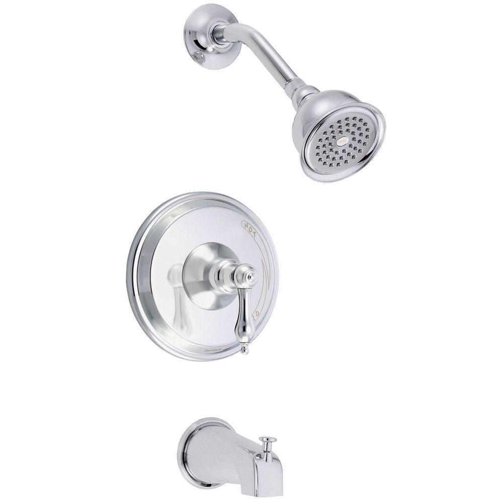 Danze Fairmont Single Handle Tub and Shower Faucet Trim Kit in Chrome Finish - Valve Not Included (Model 485070) | Perfect for Bathroom Renovations & Modern Home Upgrades