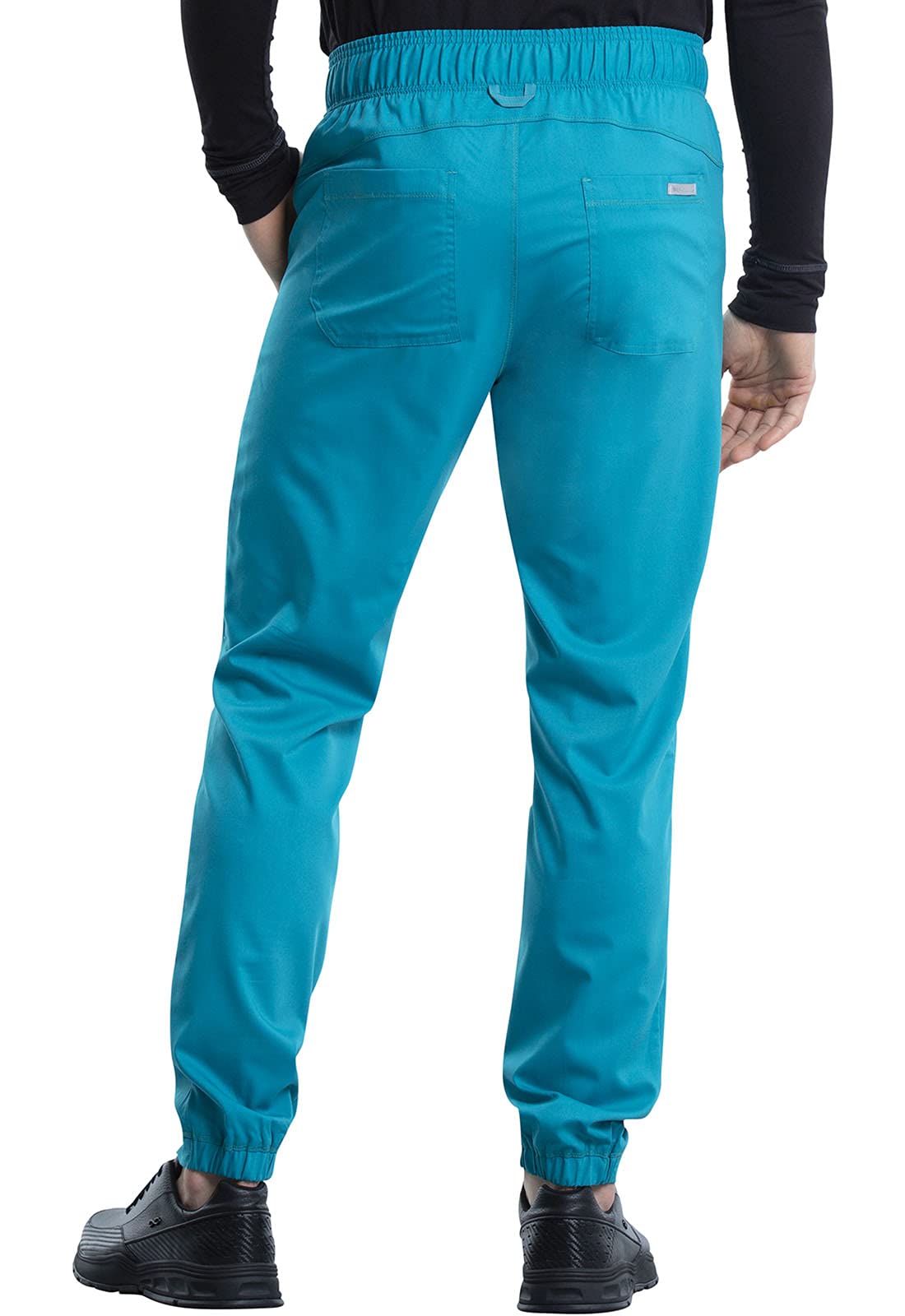 Cherokee Men's Scrubs Pants - Natural Rise Jogger with Zip Cargo Pockets (WW012) | Comfortable Medical Workwear for Doctors & Nurses | Ideal for Hospital Shifts & Healthcare Professionals