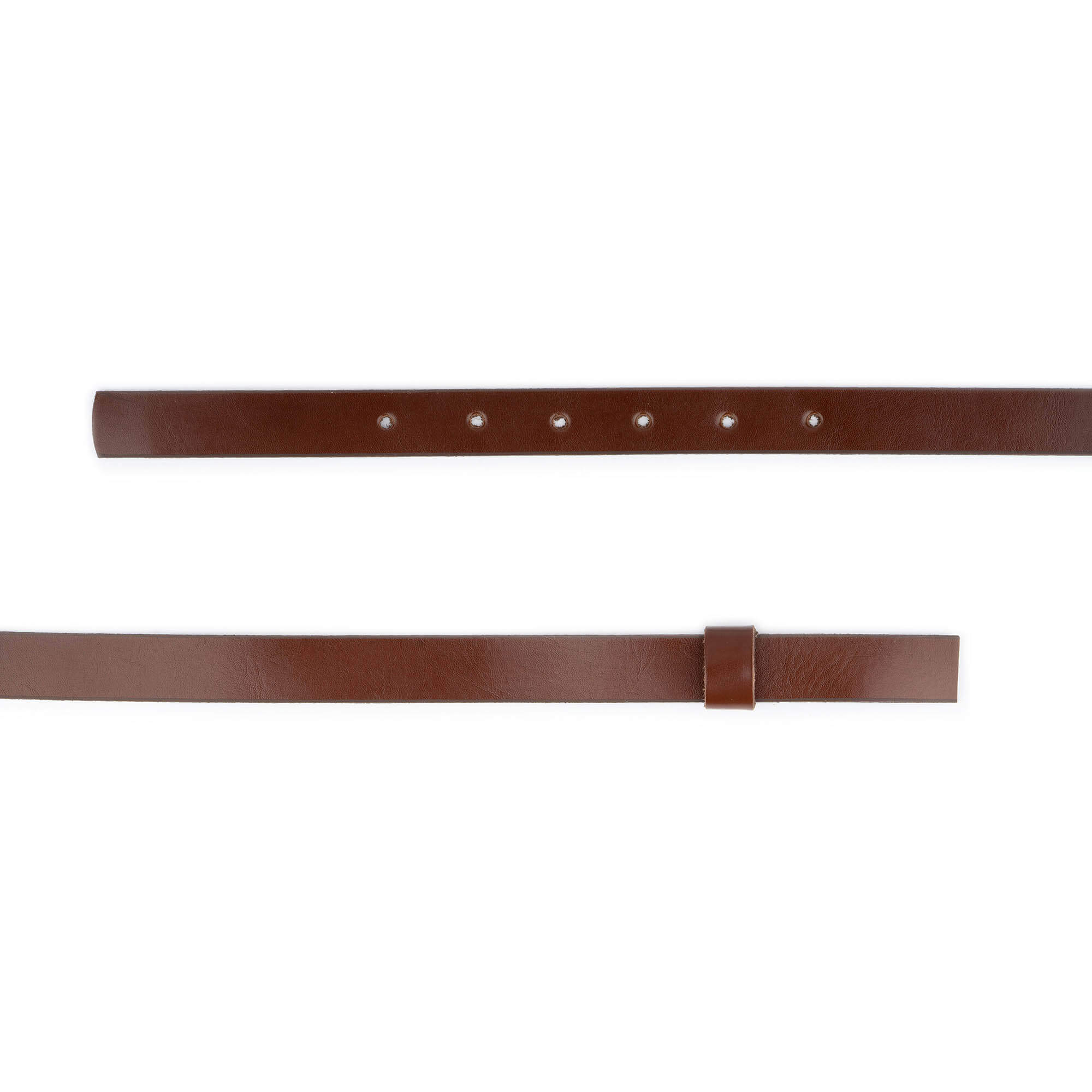 2.0 cm Dark Brown Genuine Leather Belt Strap Replacement for YSL Buckles - Women's Fashion Accessory for Office, Casual & Formal Outfits