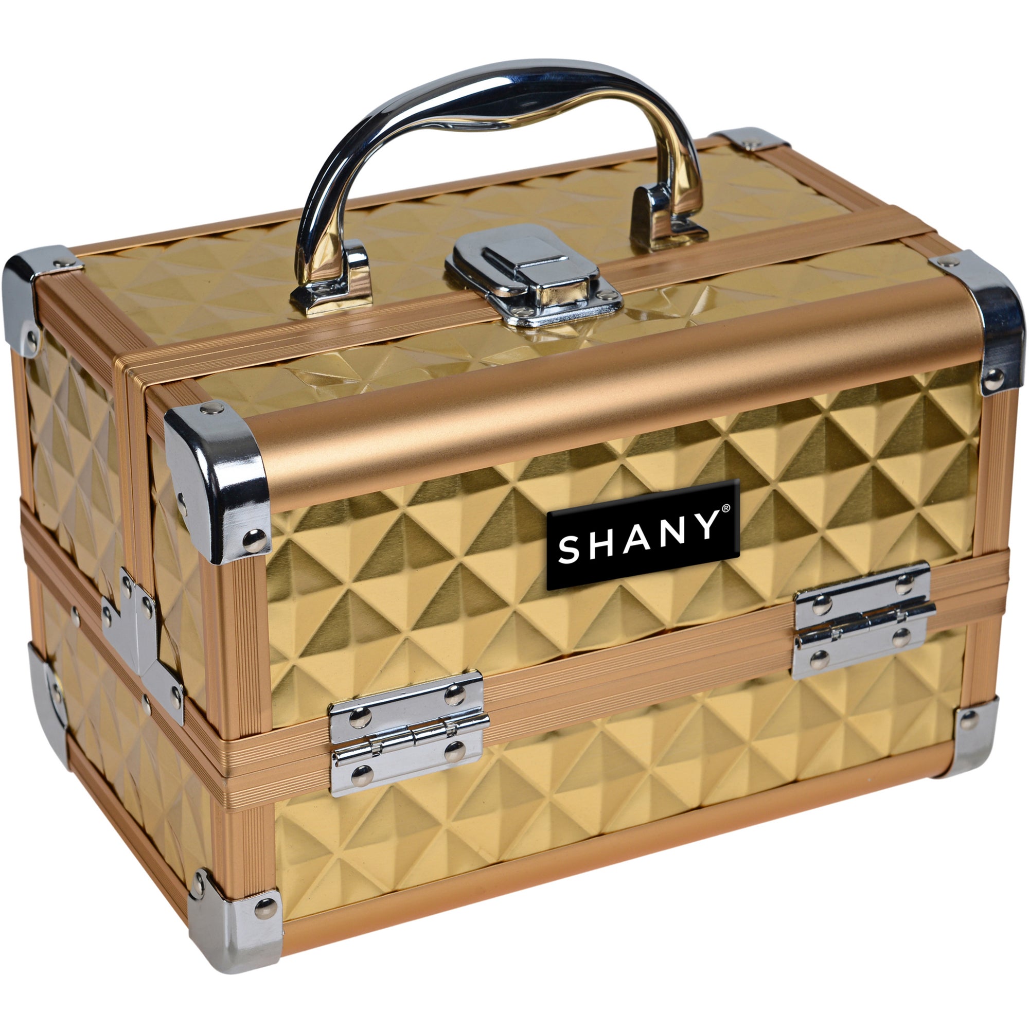 Professional Makeup Train Case with Mirror - Portable Cosmetic Organizer for Makeup Artists & Travel - Perfect for Salon, Home, and On-the-Go Beauty Needs