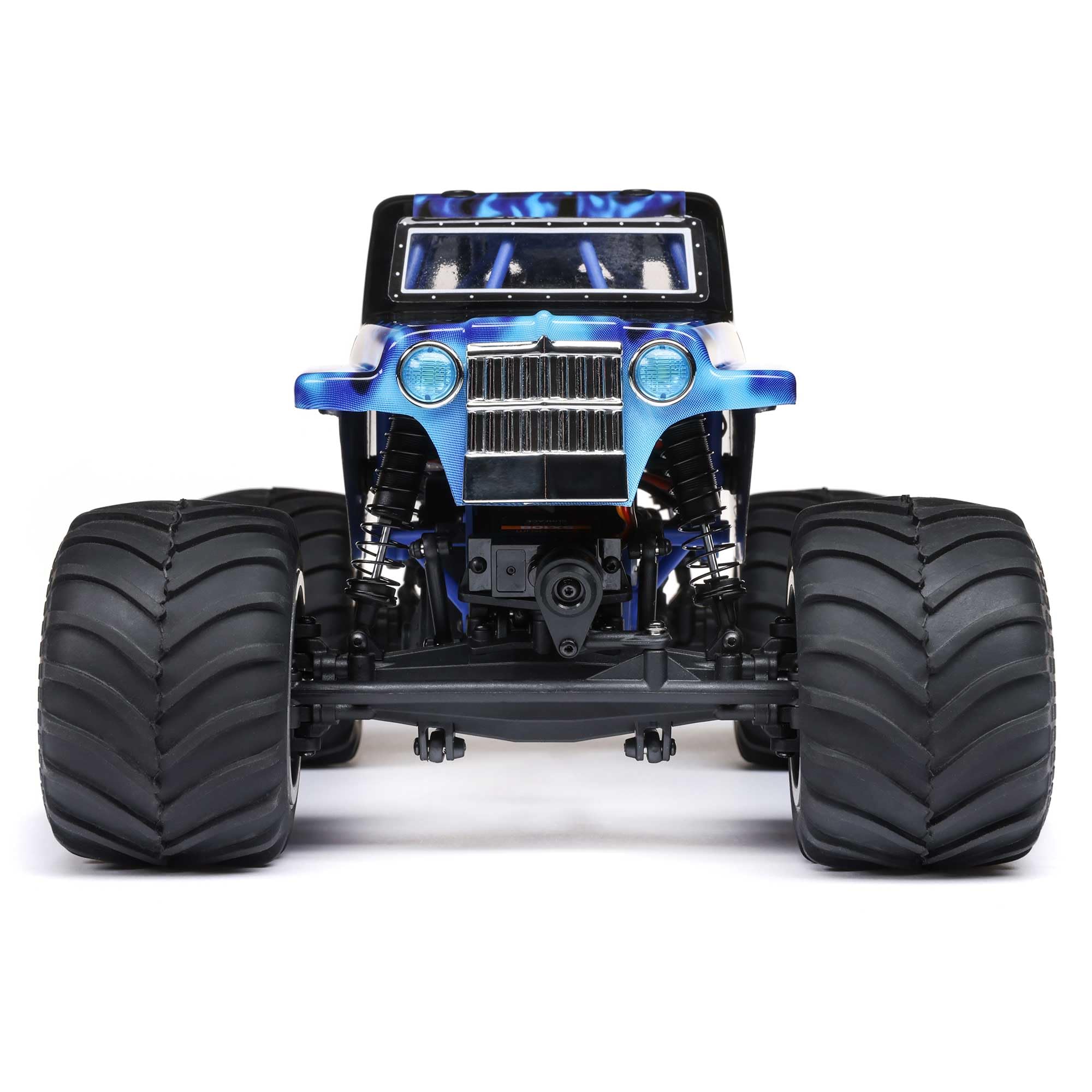 Losi 1/18 Mini LMT Son Uva Digger 2S 4X4 RTR Brushed Monster Truck with Battery & Charger - Blue LOS01026T2 - Perfect for Off-Road Racing, Backyard Bashing & RC Hobby Enthusiasts