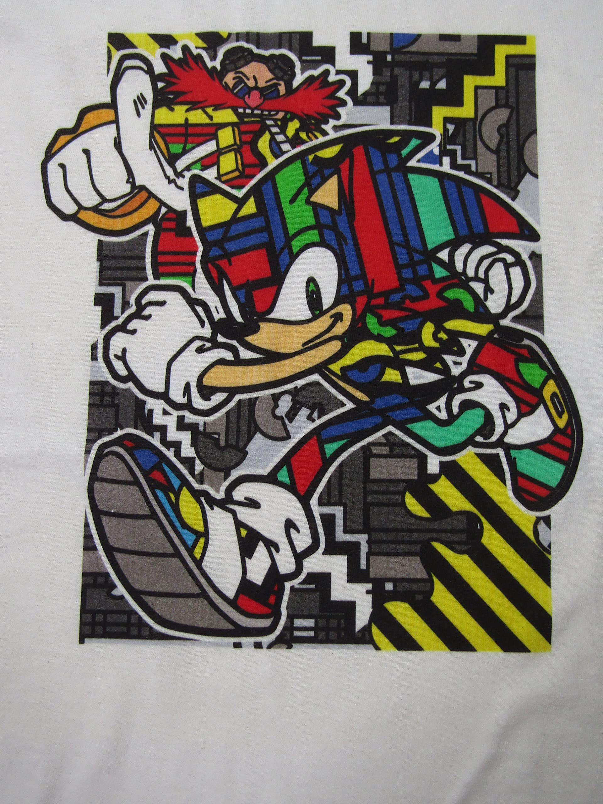 Sonic The Hedgehog Running Pose Pop Dimension Graphic T-Shirt for Boys - Soft Cotton Youth Tee - Perfect for Gaming, Cosplay & Casual Wear