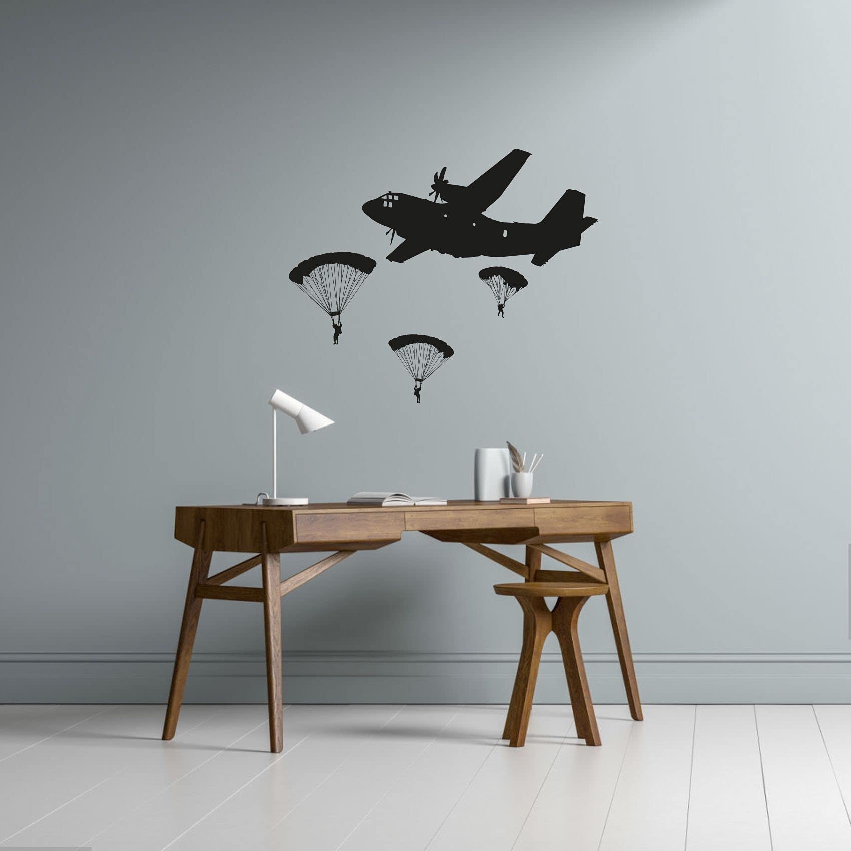 Military SWAT Team Army Soldier Wall Decal Sticker - 18x20 Inch Vinyl Art for Kids Room, Playroom, Bedroom & Home Gym Decor - Perfect for Boys & Girls Bedroom Themes and Military Enthusiast Spaces