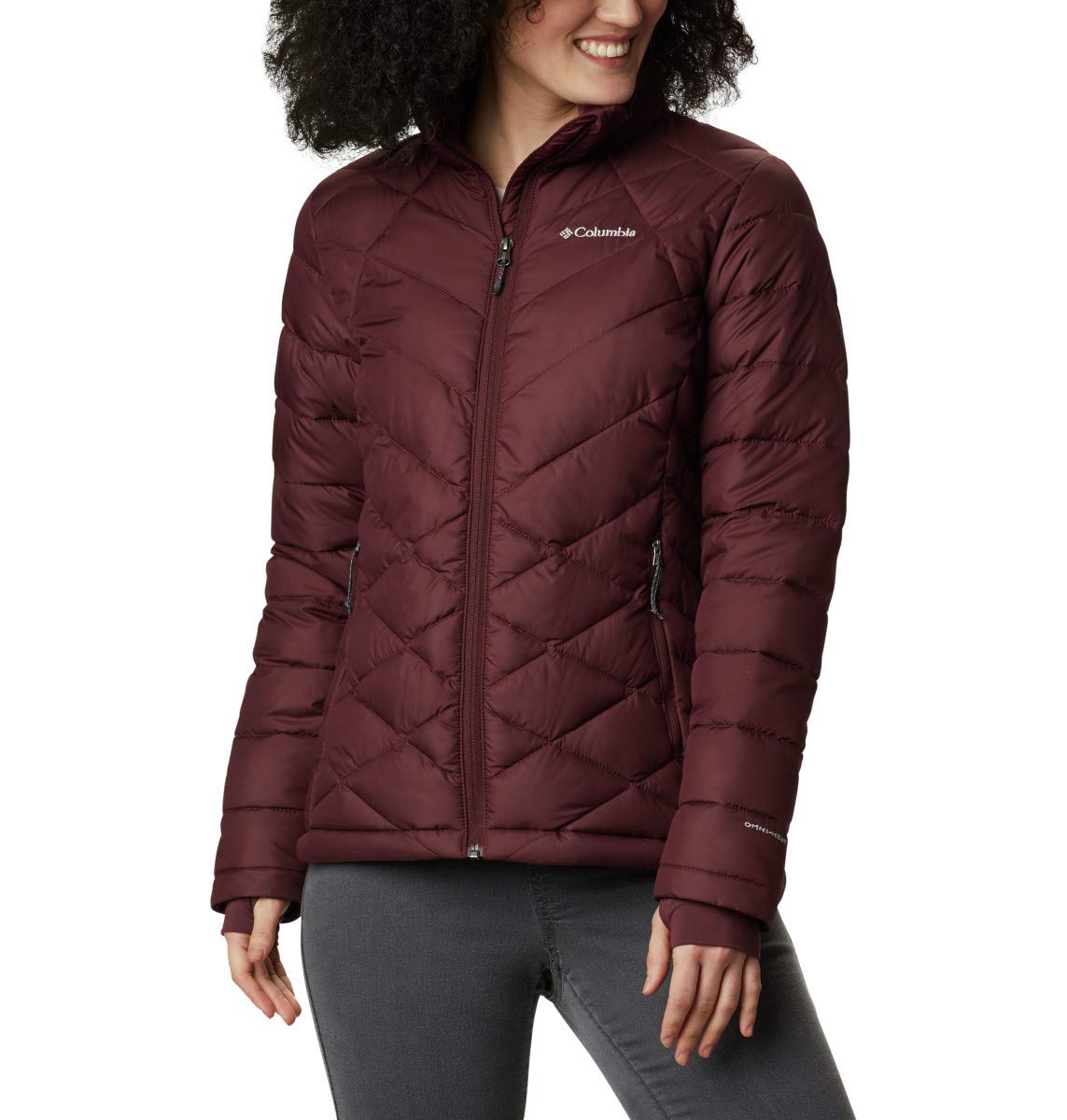 Columbia Women's Heavenly Jacket - Lightweight Waterproof Hooded Jacket for Hiking & Outdoor Activities | Windproof & Breathable Raincoat for Women