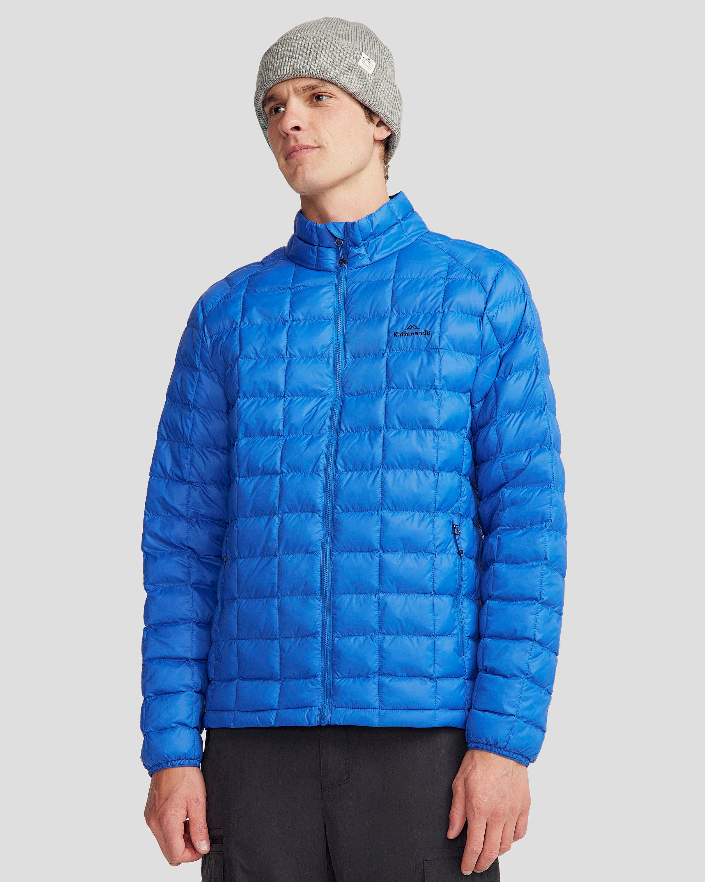 Men's Heli Insulated Winter Jacket - Waterproof Windproof Warm Coat for Outdoor Activities - Peak Blue - Perfect for Skiing, Hiking & Cold Weather Adventures
