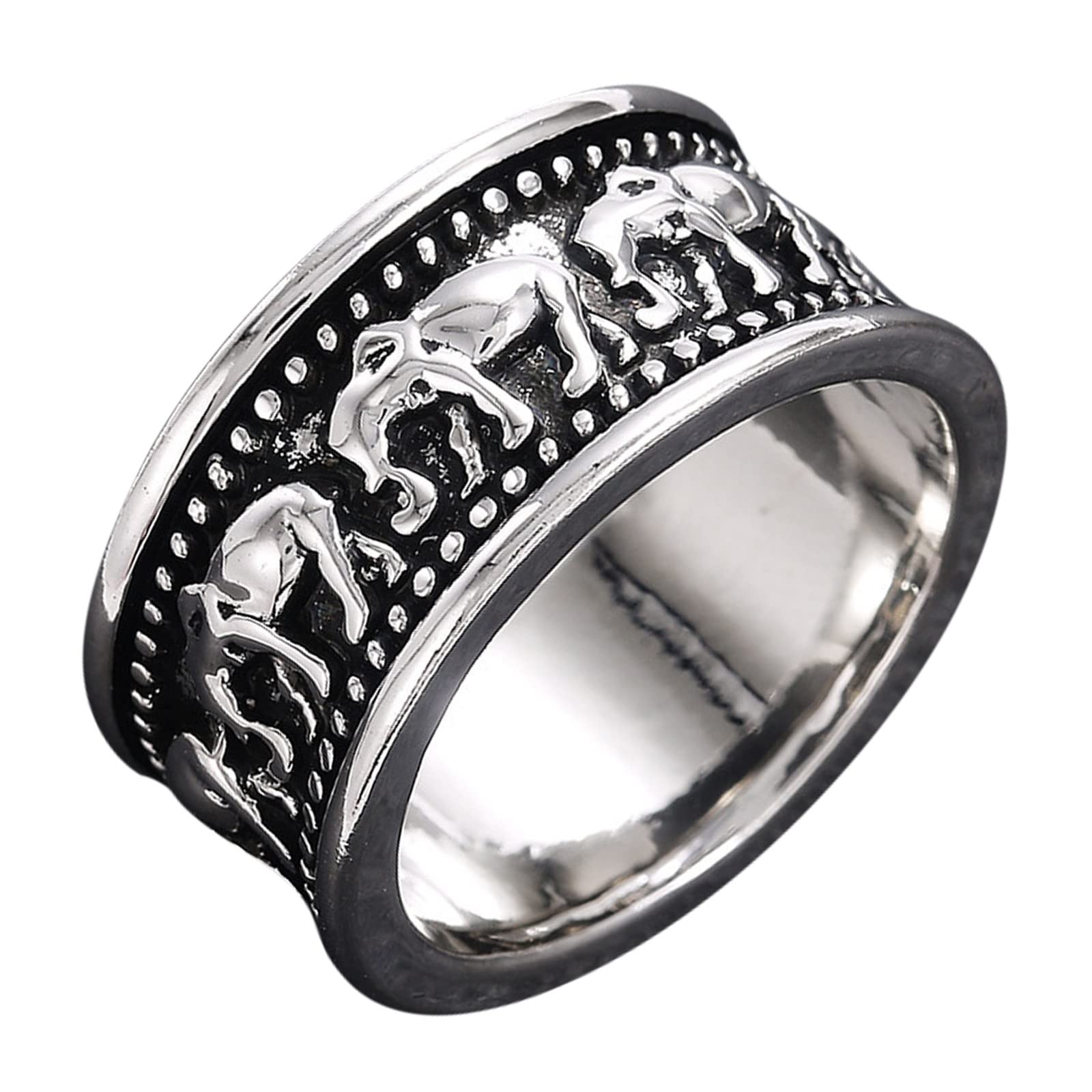 Elegant Alloy Elephant Rings for Women & Men - Dainty Gold Fashion Jewelry Gift Set - Perfect for Parties, Weddings & Special Occasions