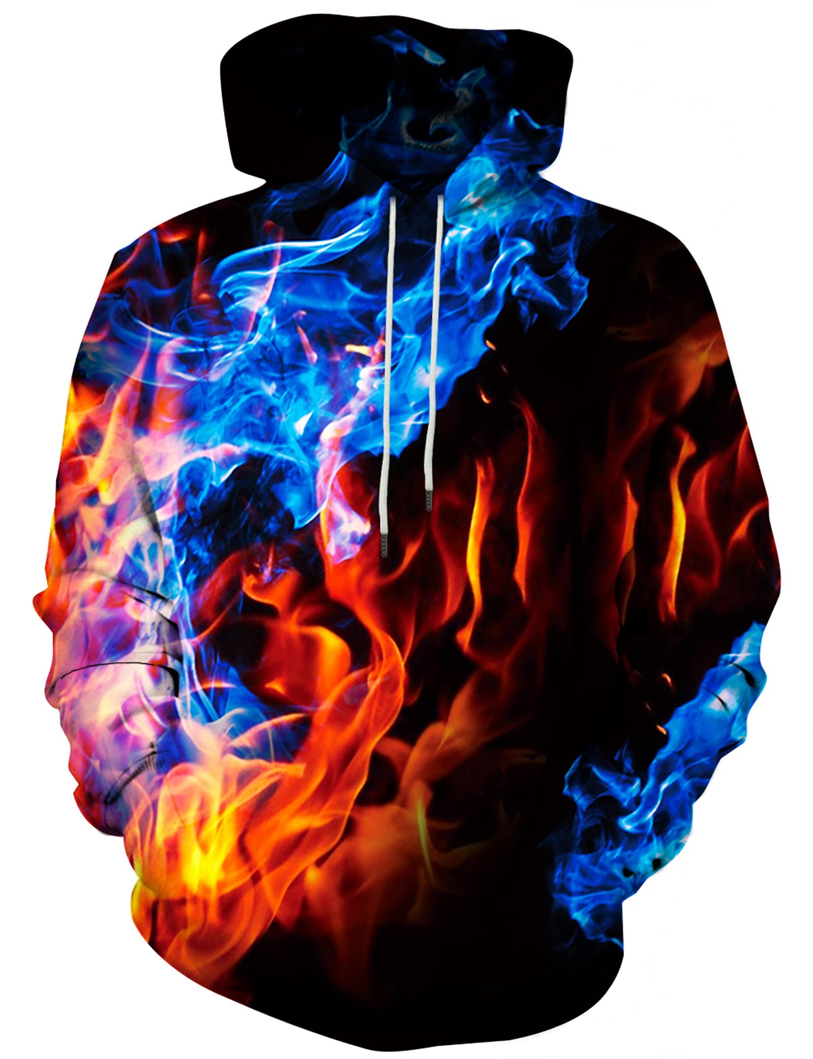 Hgvoetty Unisex 3D Graphic Hoodie - Trendy Pullover Sweatshirt with Pockets for Men & Women | Perfect for Casual Wear, Street Fashion & Gifts