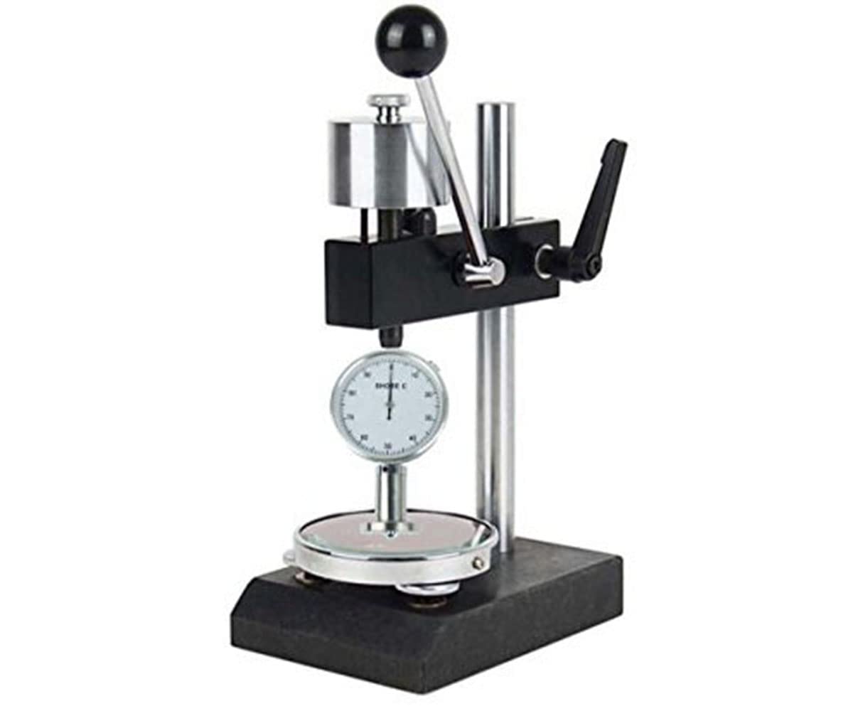 Digital Shore Hardness Tester Type A & C - LX-C-1 Single Needle Durometer with Stand | Accurate Rubber & Plastic Hardness Testing | Ideal for Industrial QA, Material Research & Manufacturing Applications