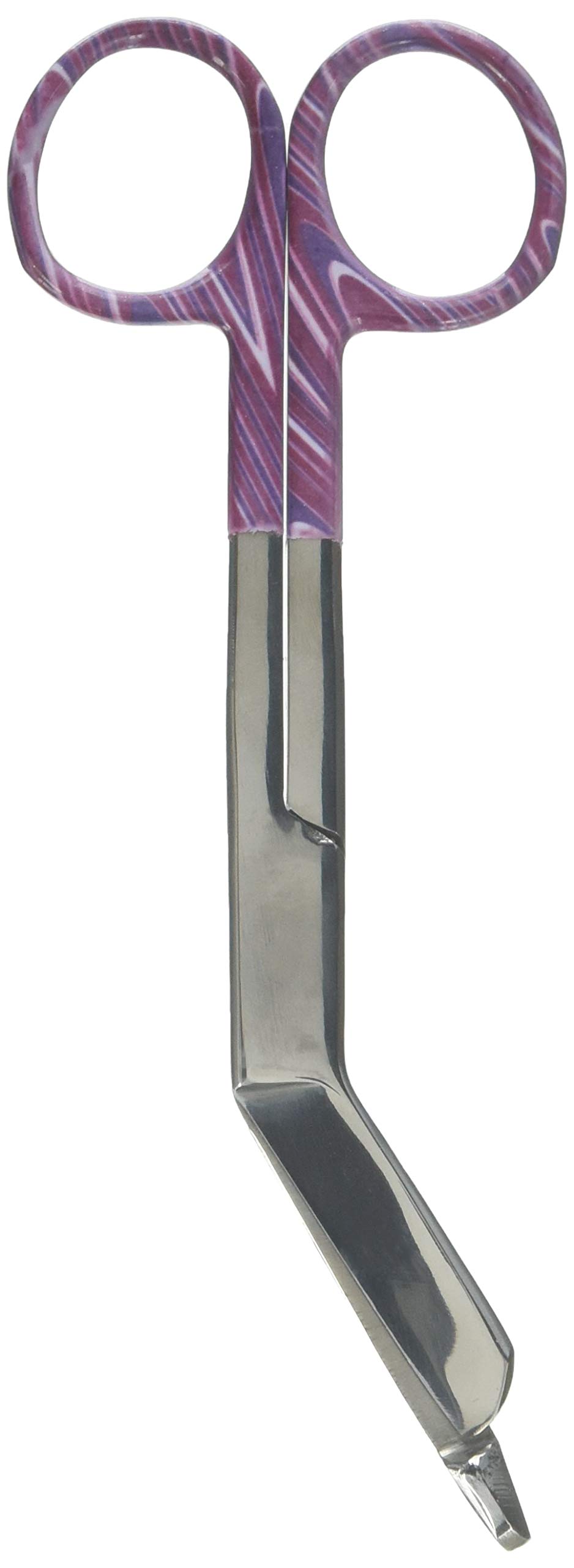 Prestige Medical 5.5 Inch Colormate Lister Bandage Scissors - Candy Swirl Purple | First Aid & Medical Shears for Nurses, EMTs, First Responders | Ideal for Emergency Kits, Wound Care & Bandage Removal